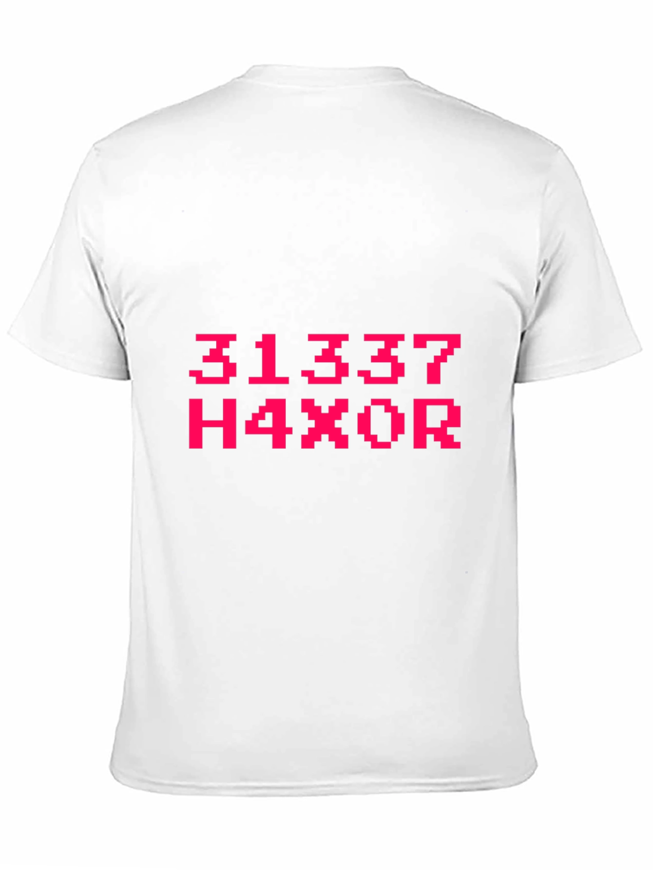Leetspeak H4X0R Graphic Tee - Black