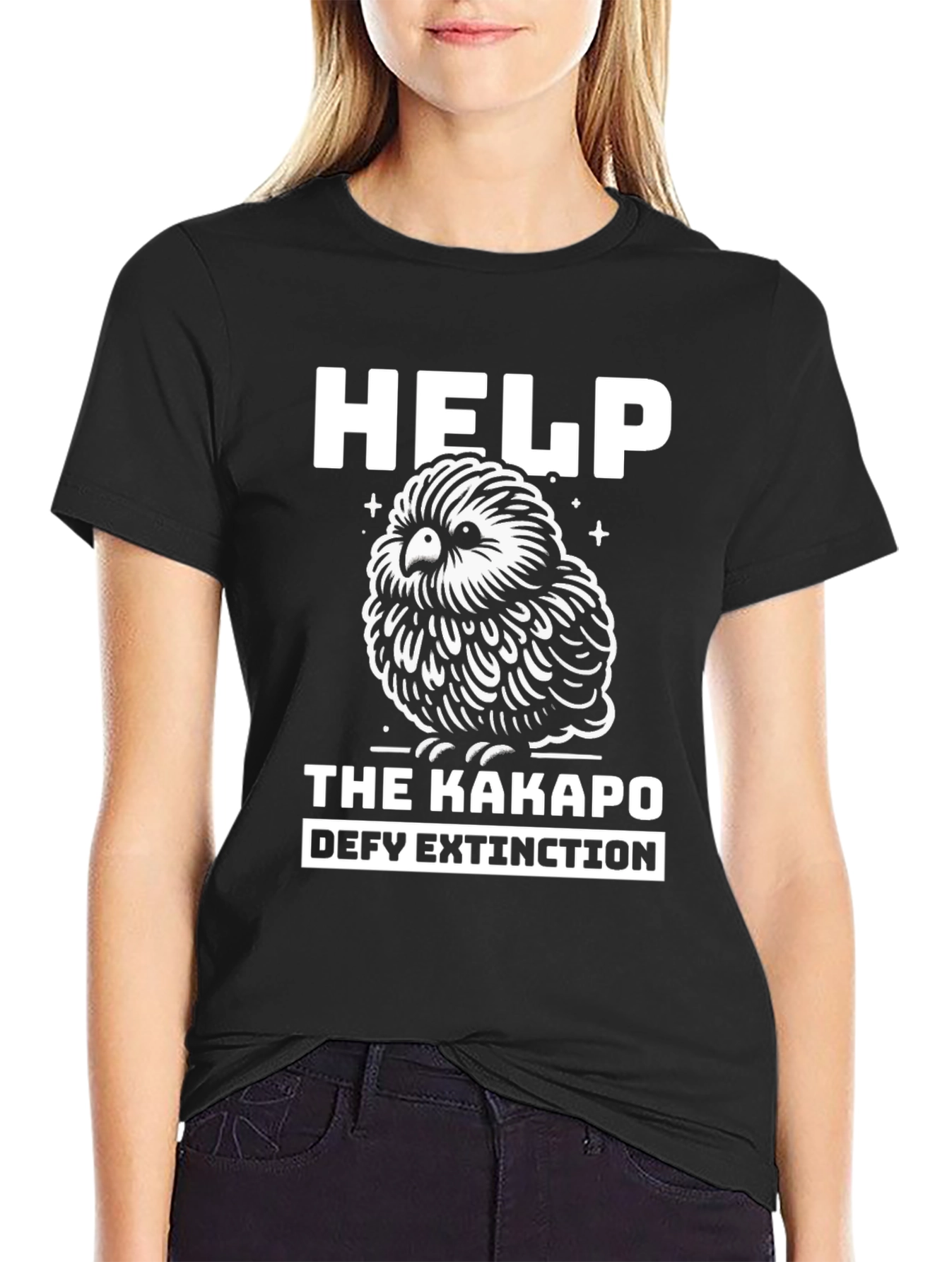 Help The Kakapo T-Shirt - Defy Extinction!