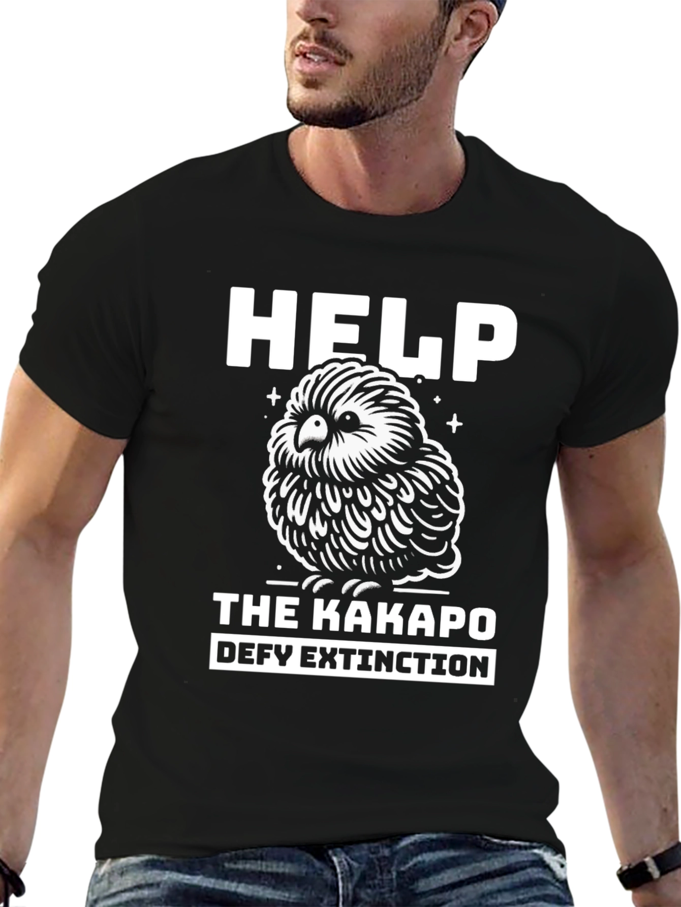 Help The Kakapo T-Shirt - Defy Extinction!