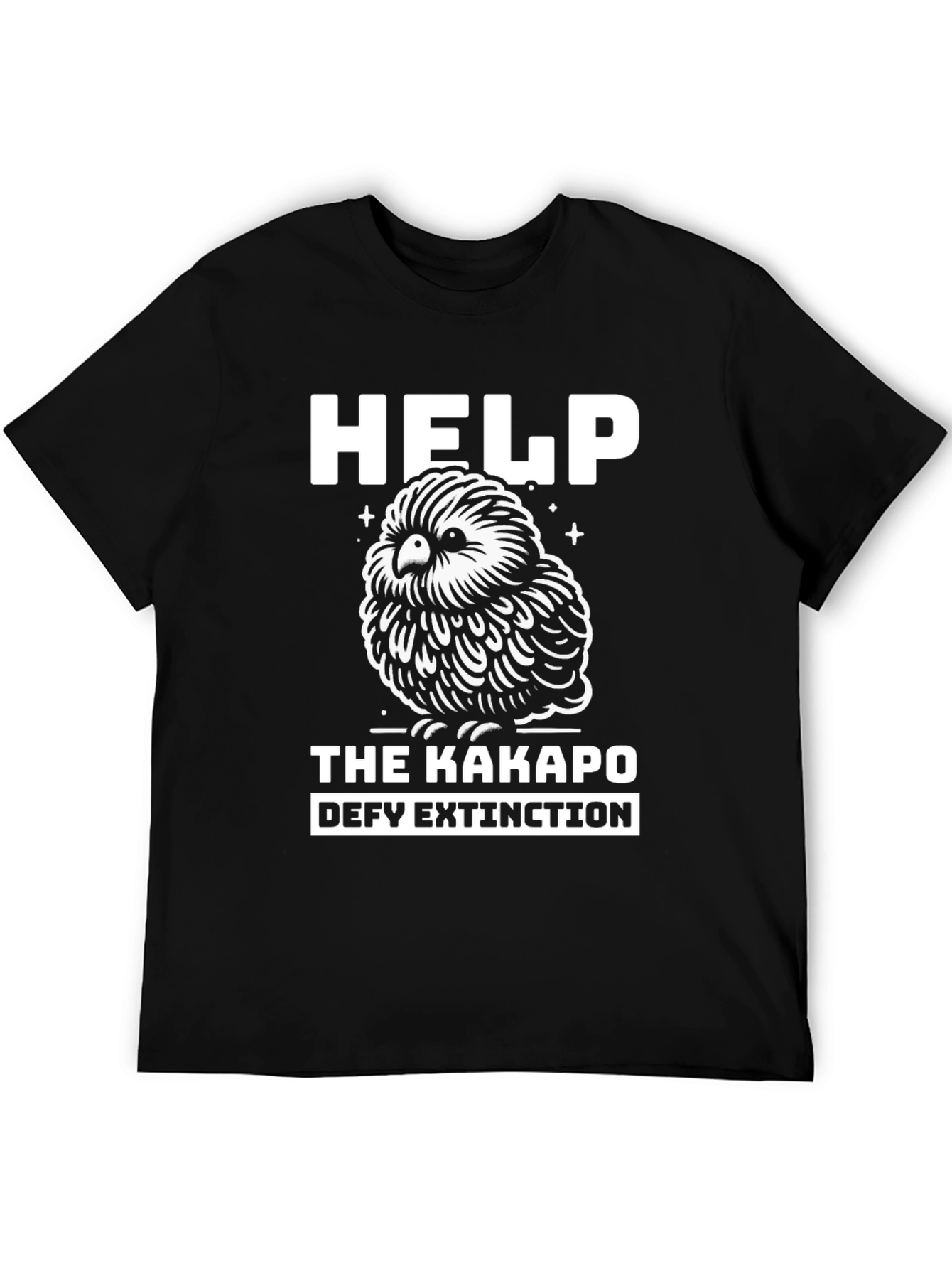 Help The Kakapo T-Shirt - Defy Extinction!