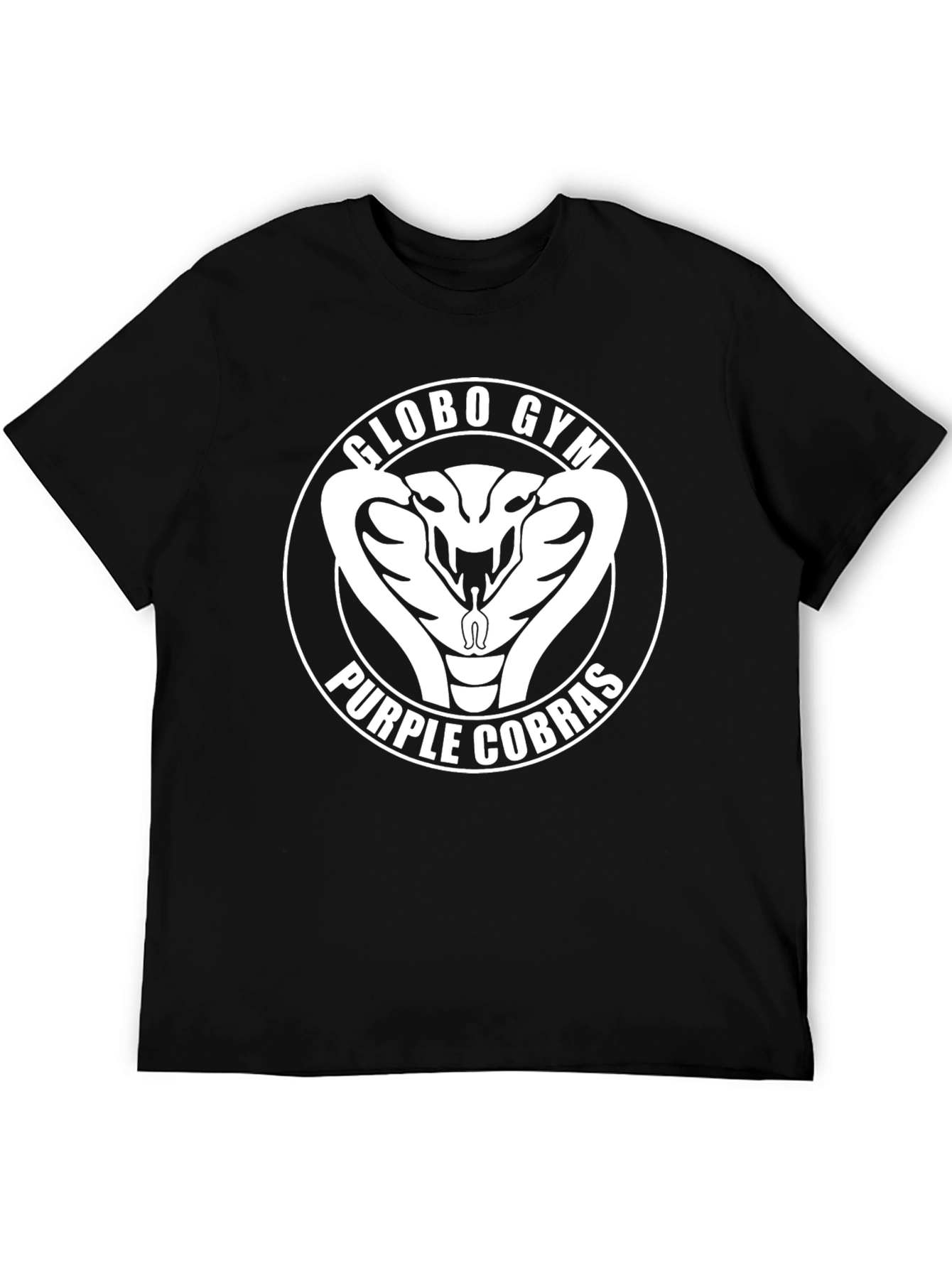 Globo Gym Purple Cobras Black T-Shirt