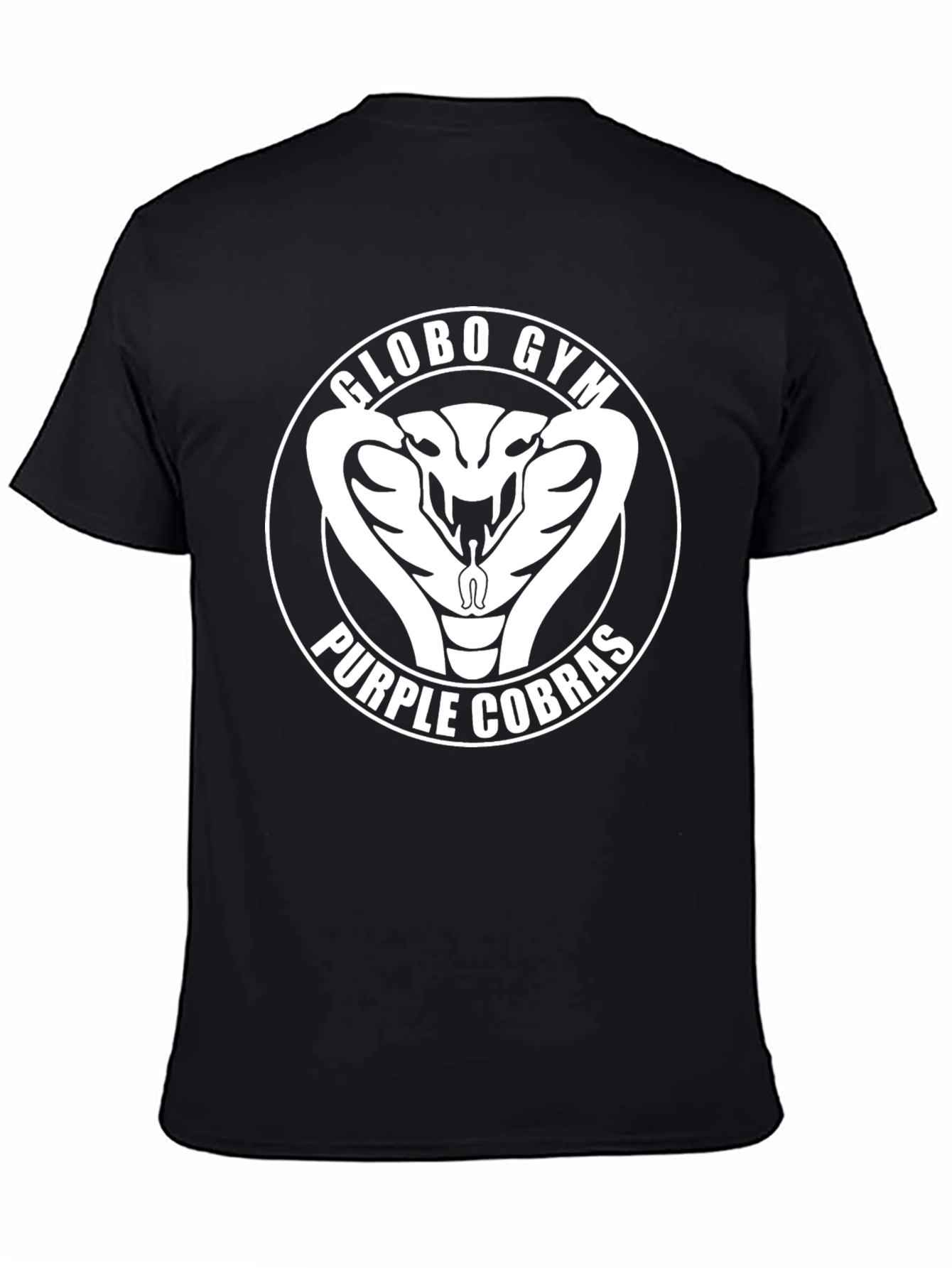Globo Gym Purple Cobras Black T-Shirt