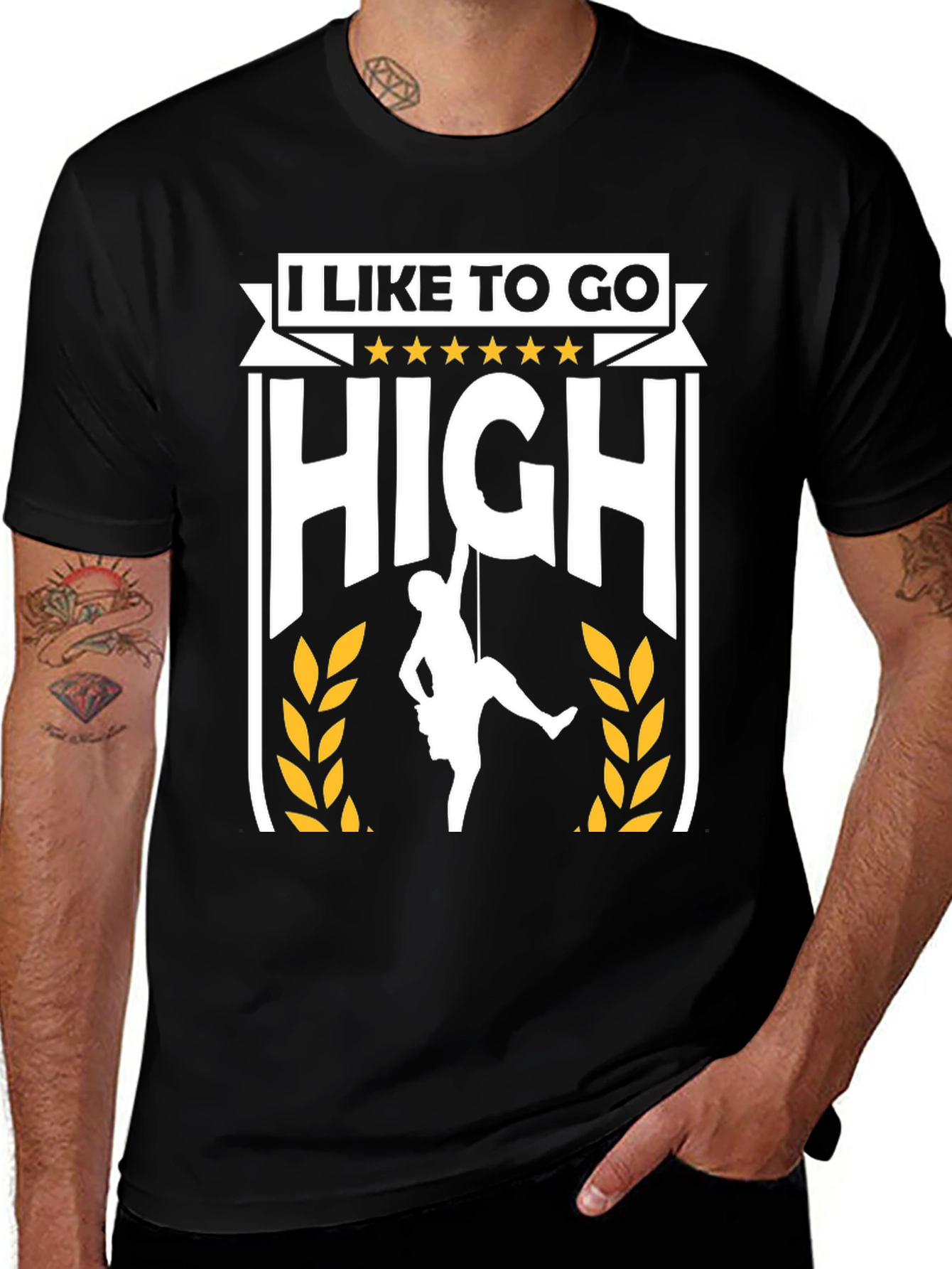 I Like To Go High Climbing T-Shirt