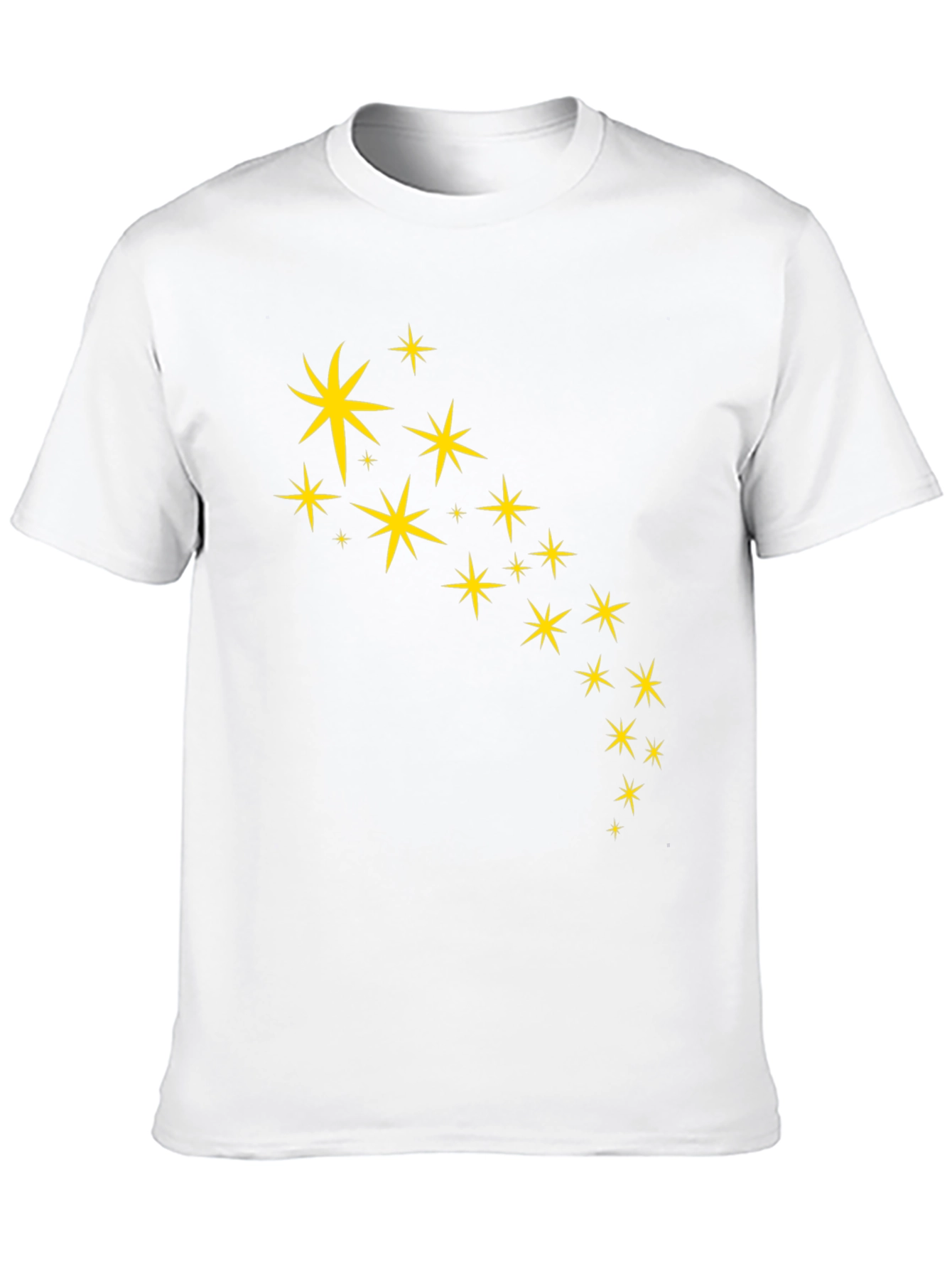 Black Tee with Star Design