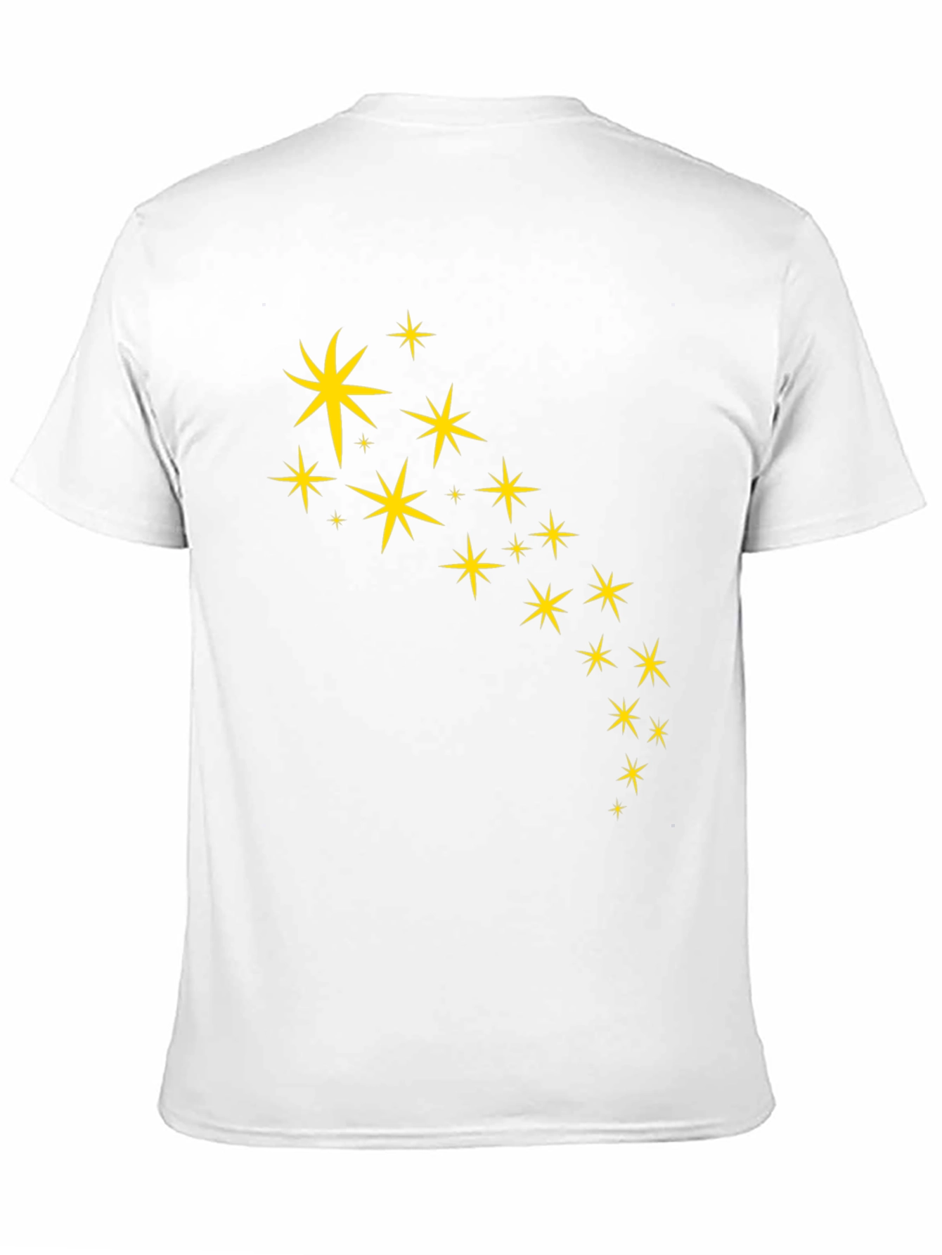 Black Tee with Star Design