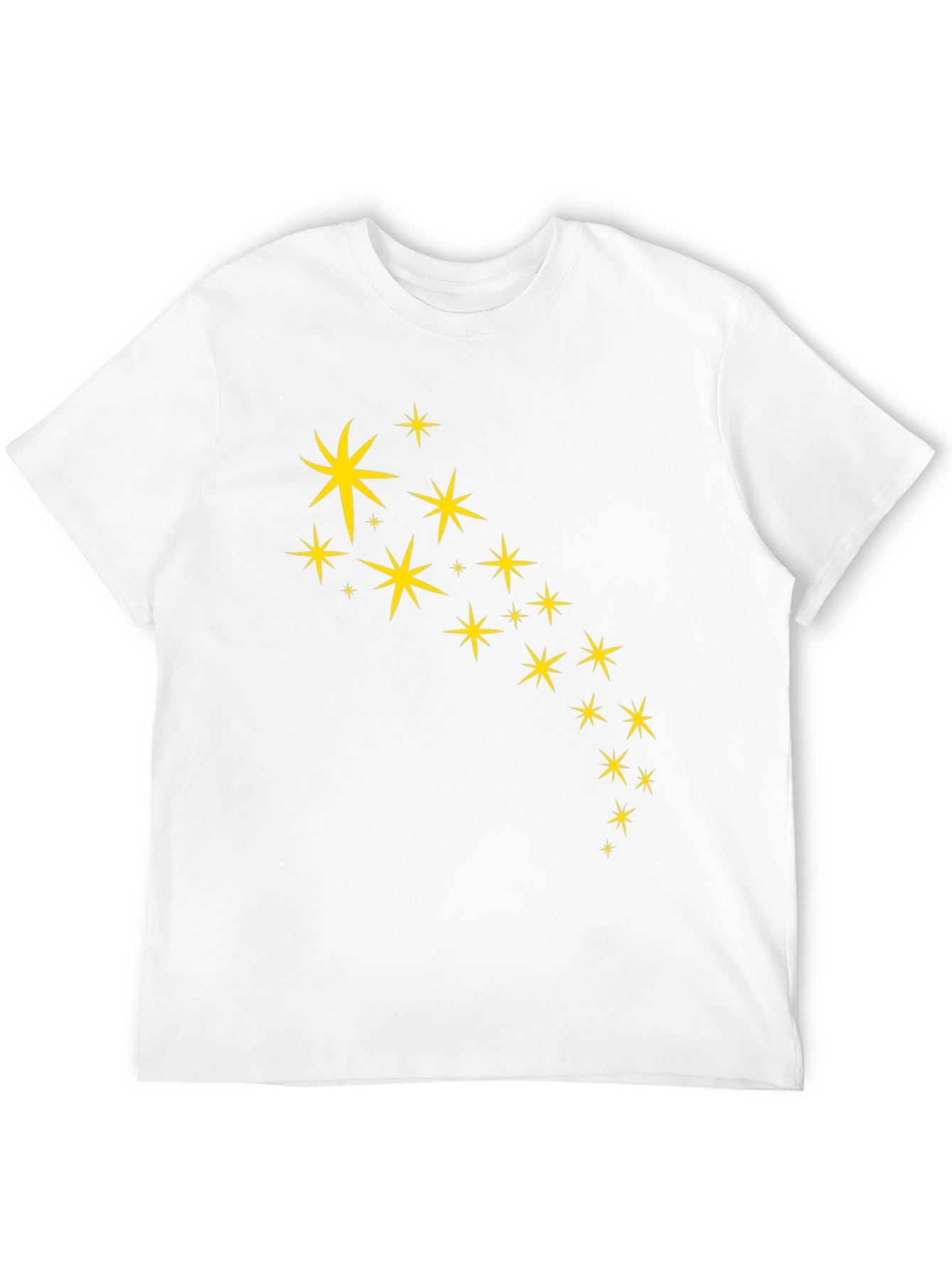 Black Tee with Star Design