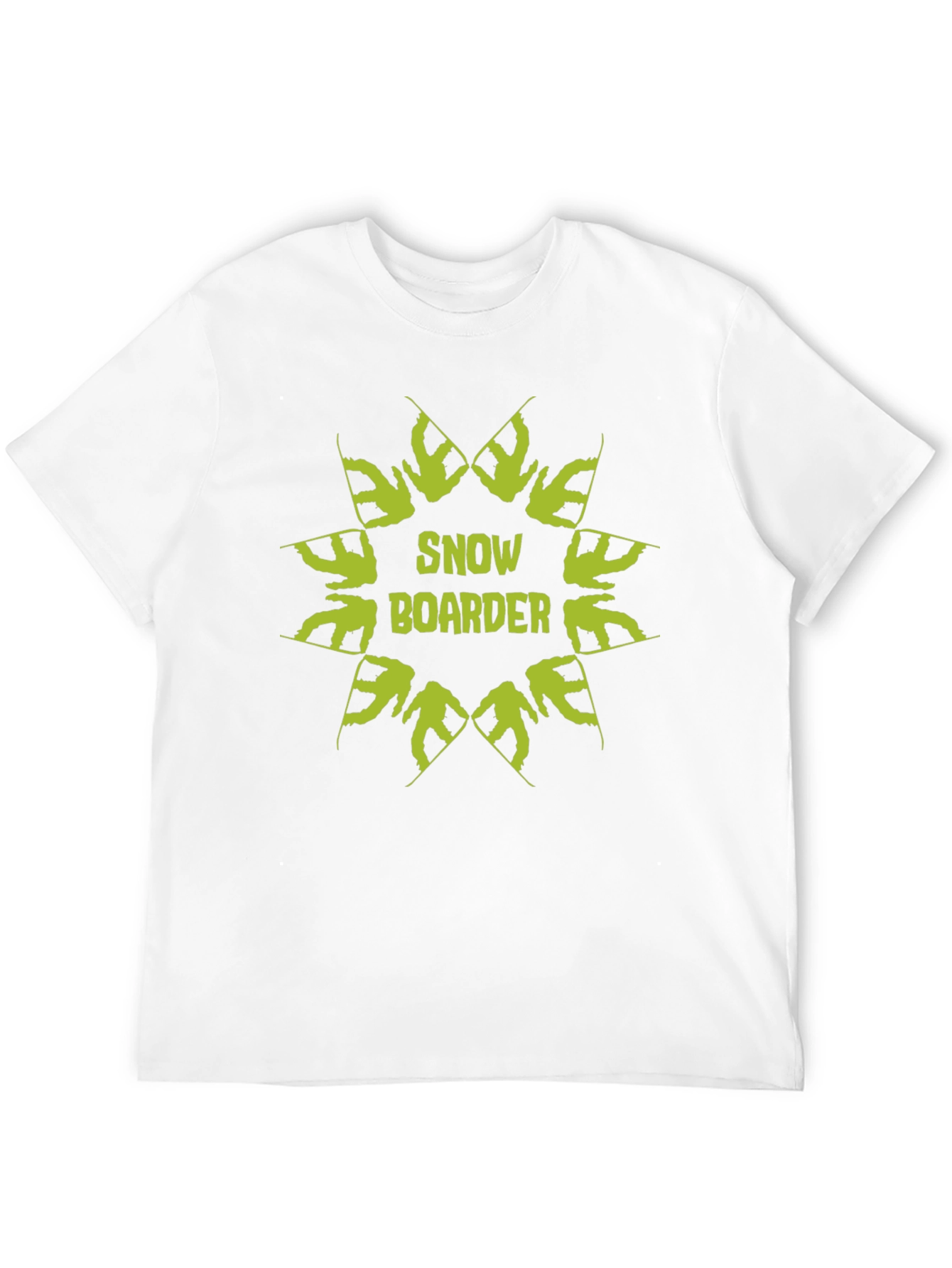 Snow Boarder Graphic Tee - Stylish Black T-Shirt