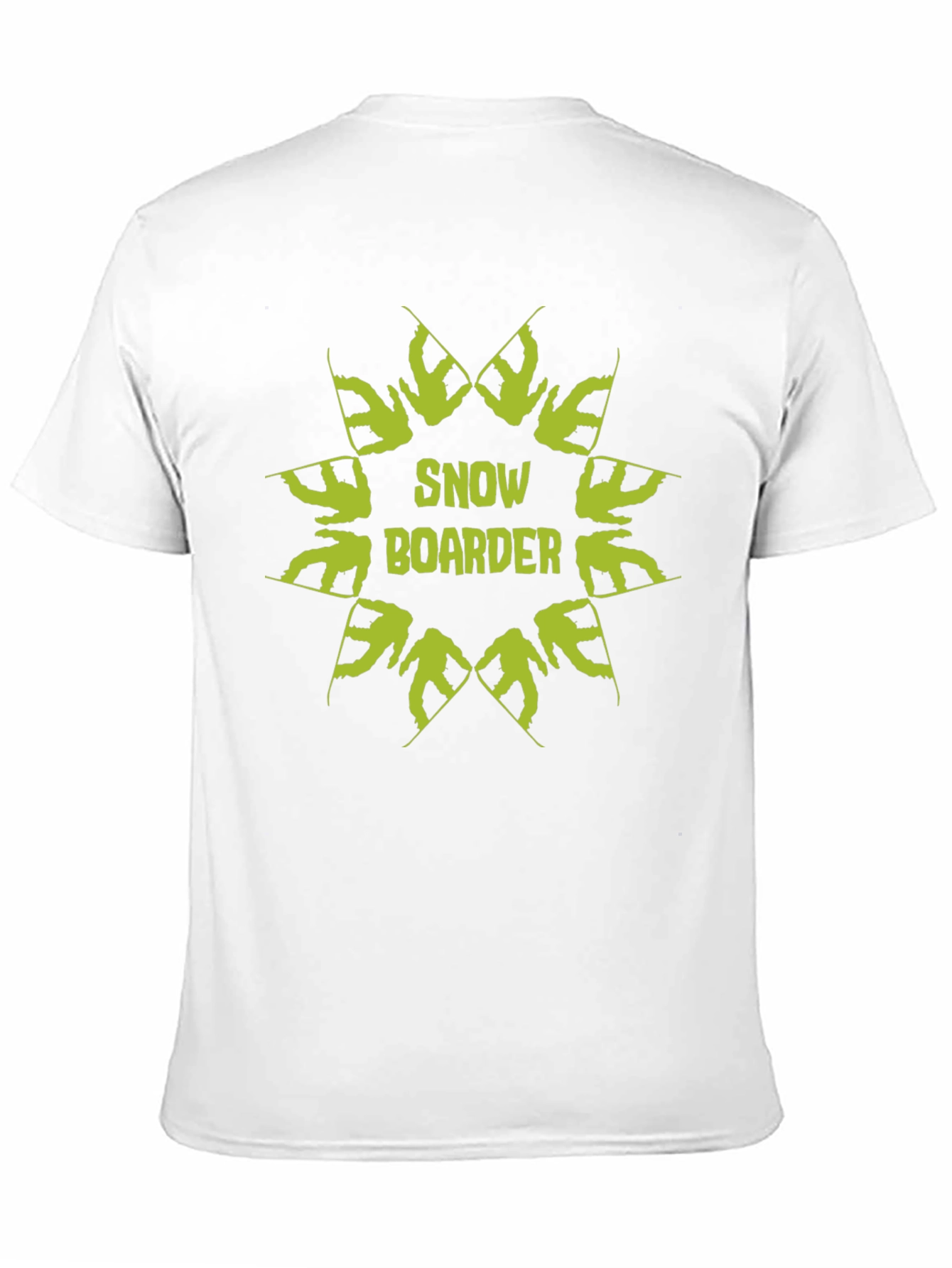 Snow Boarder Graphic Tee - Stylish Black T-Shirt