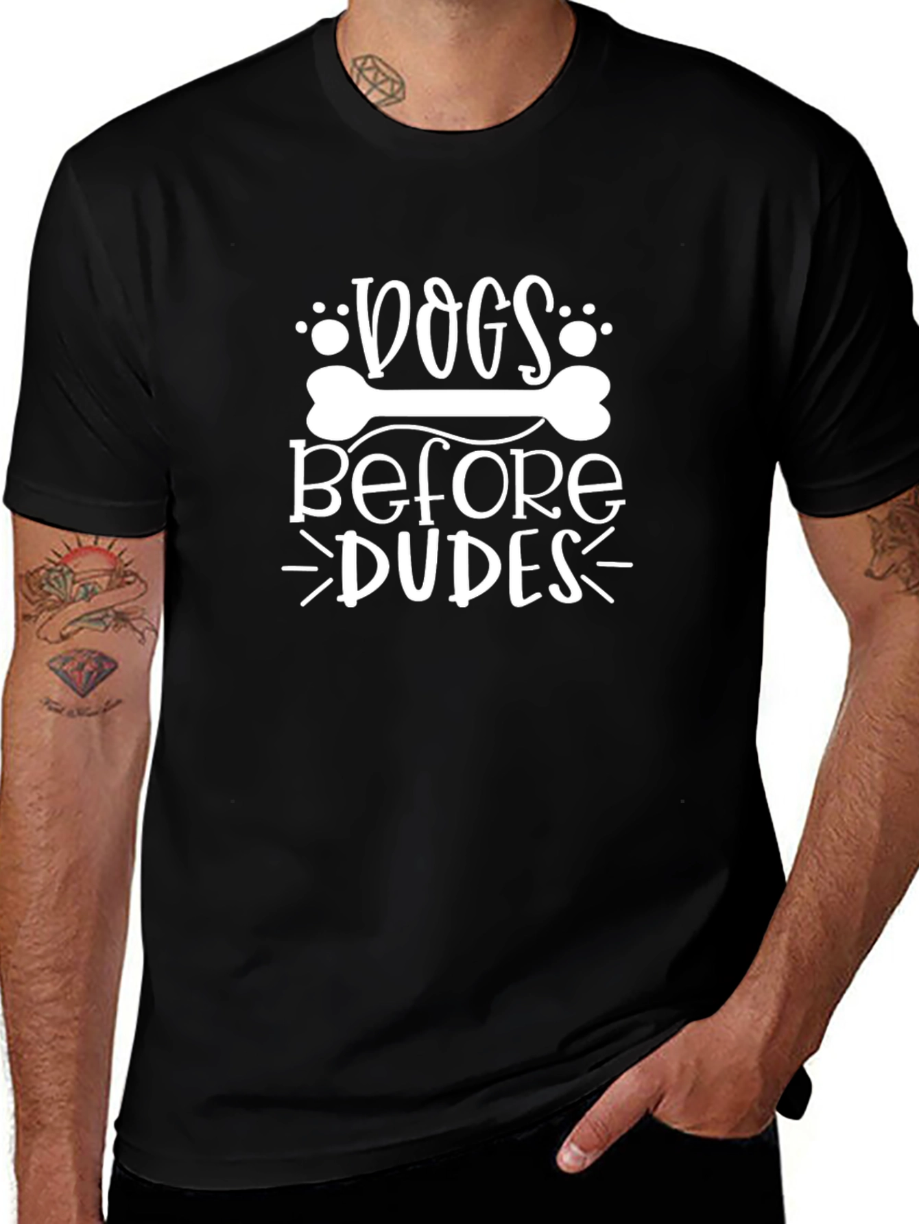 Dogs Before Dudes Graphic Tee