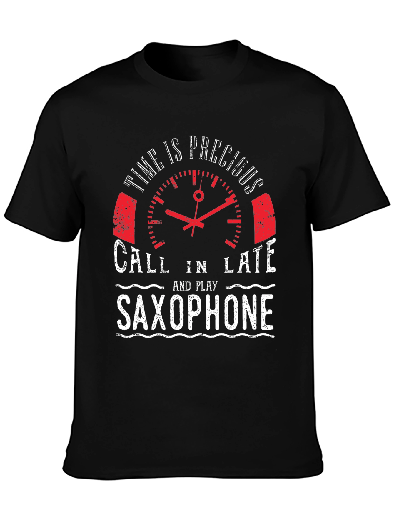 Time is Precious Saxophone T-Shirt