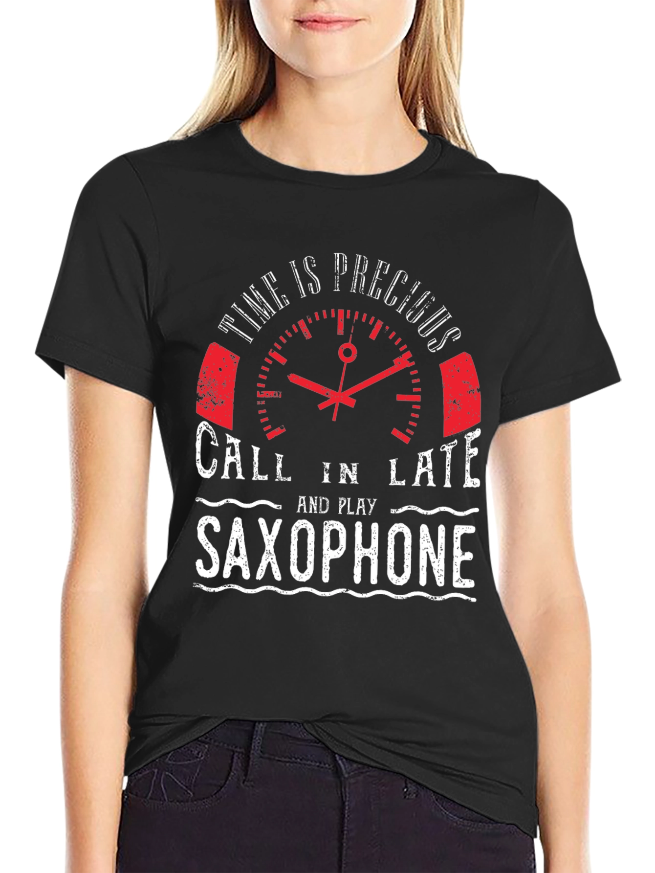Time is Precious Saxophone T-Shirt