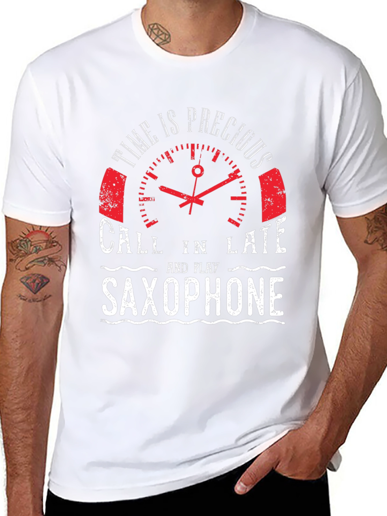 Time is Precious Saxophone T-Shirt