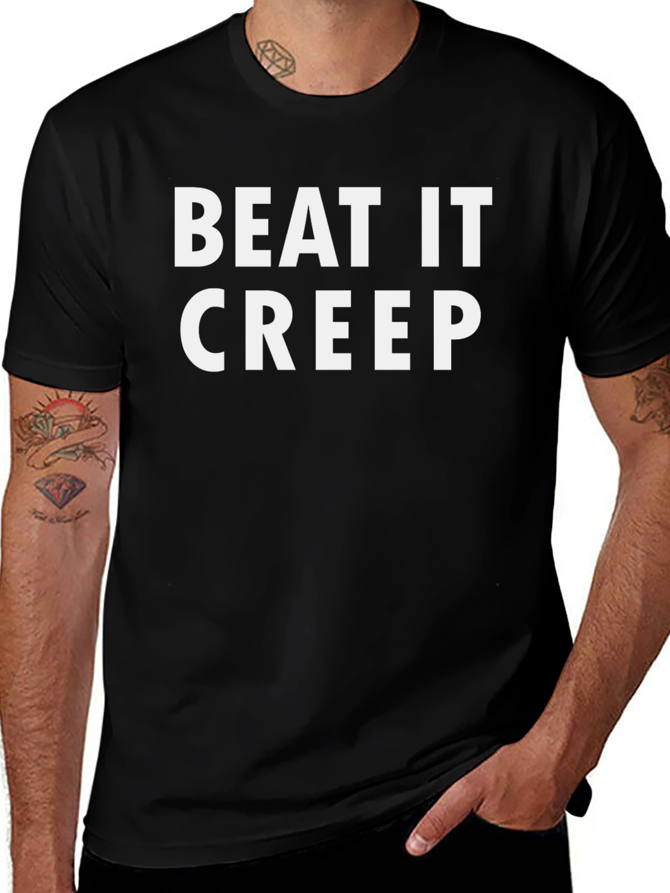 Beat It Creep Graphic T-Shirt