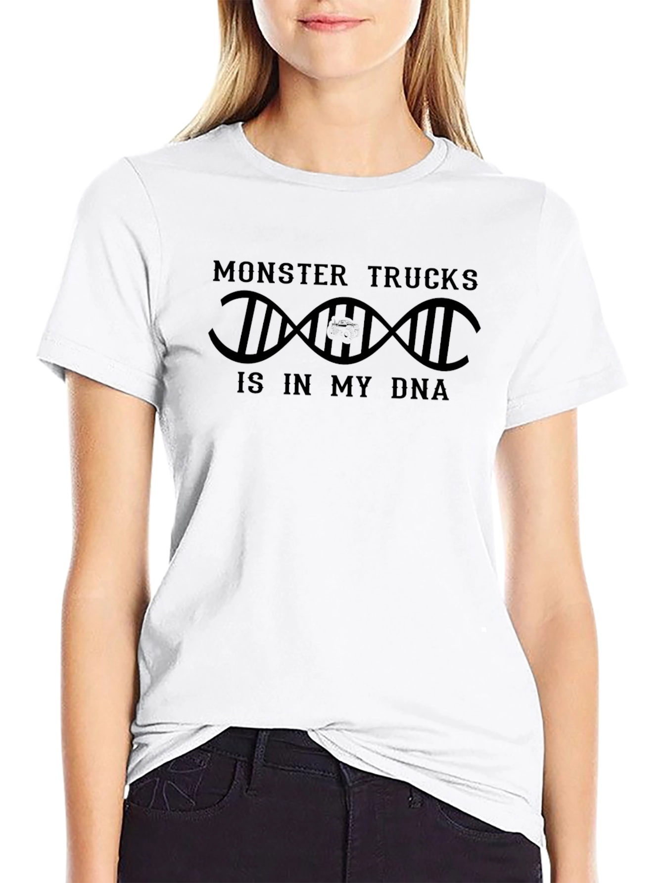 Monster Truck DNA Black Graphic Tee