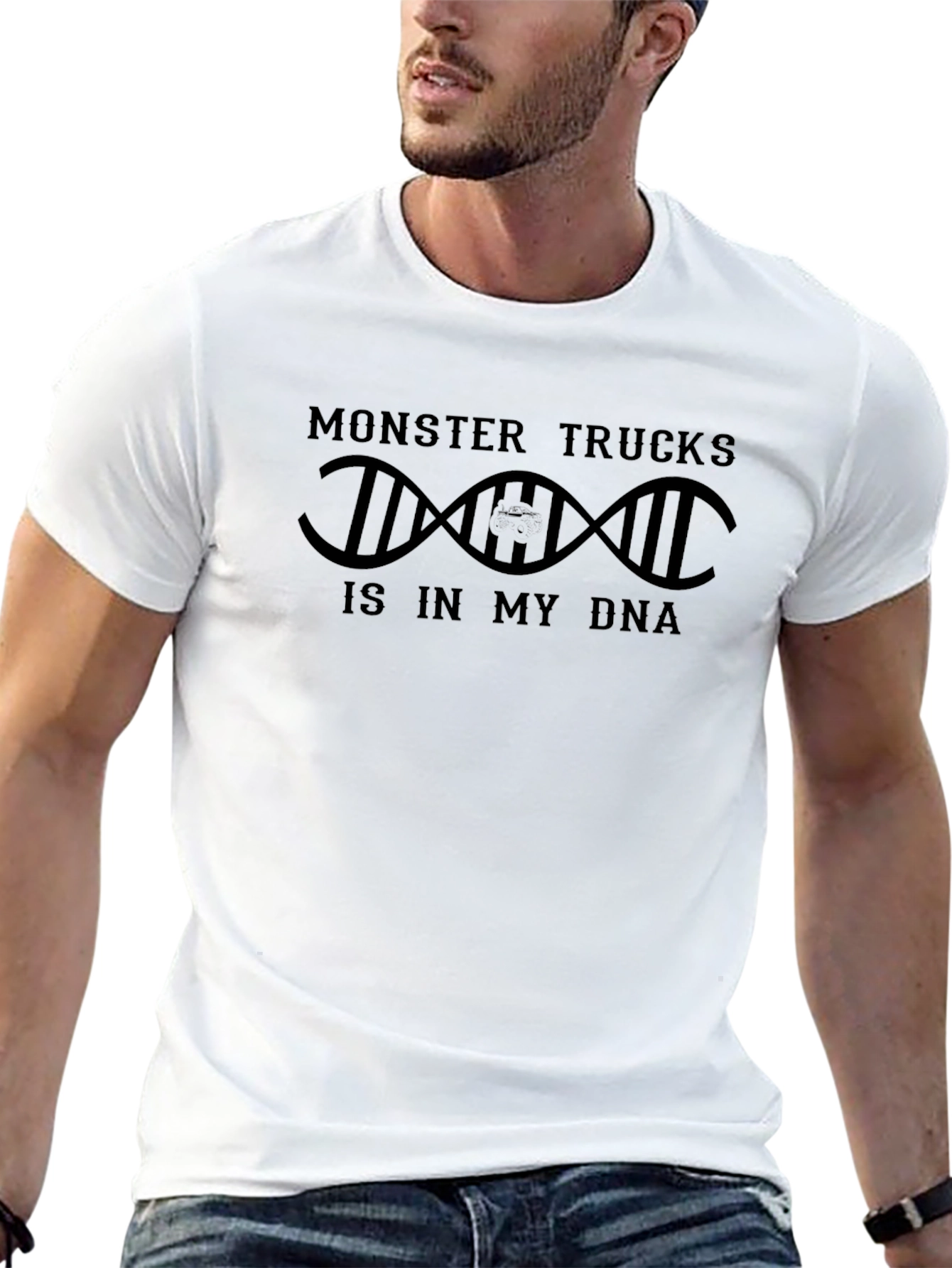 Monster Truck DNA Black Graphic Tee