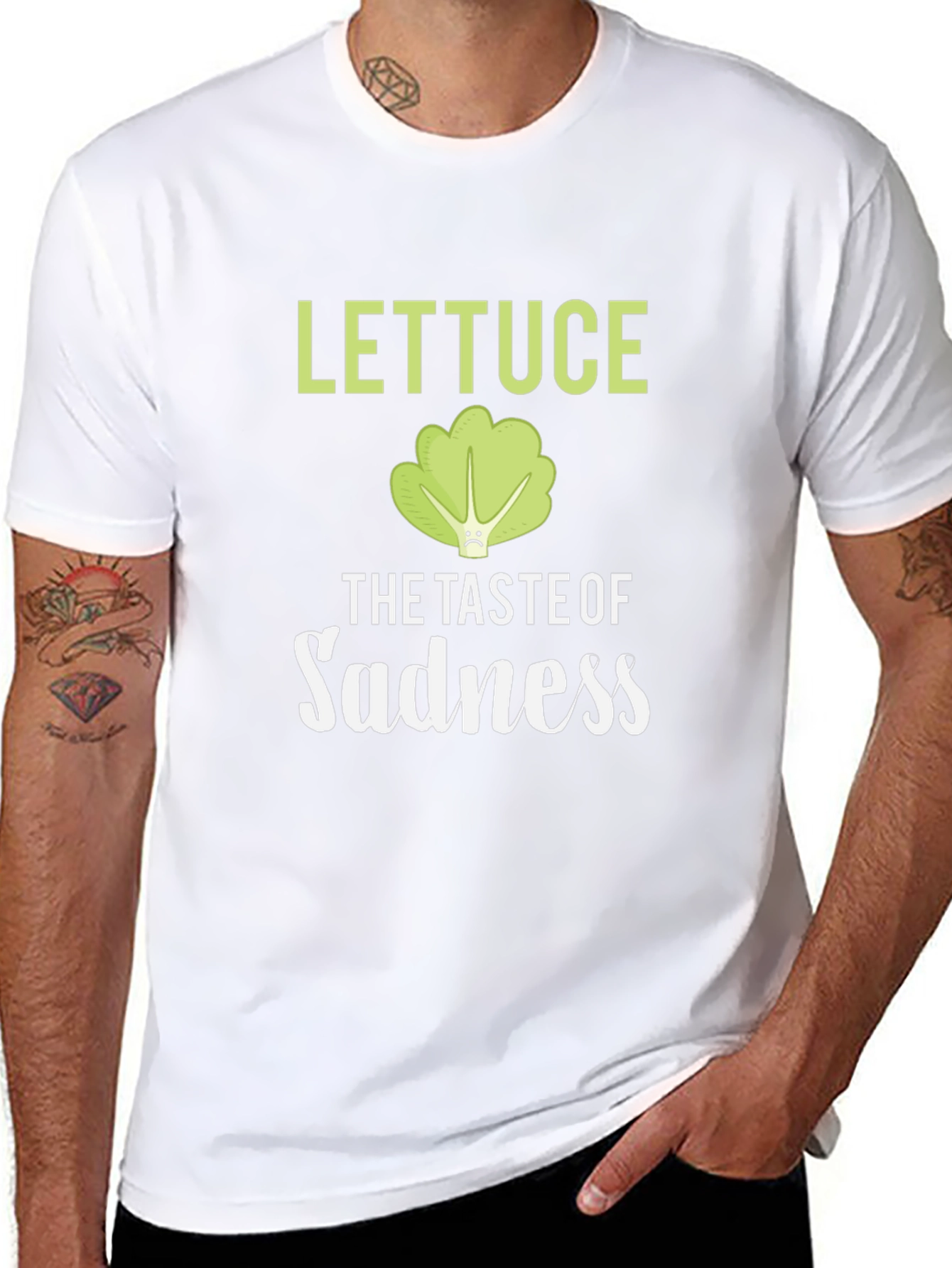 Lettuce The Taste Of Sadness Funny T-Shirt