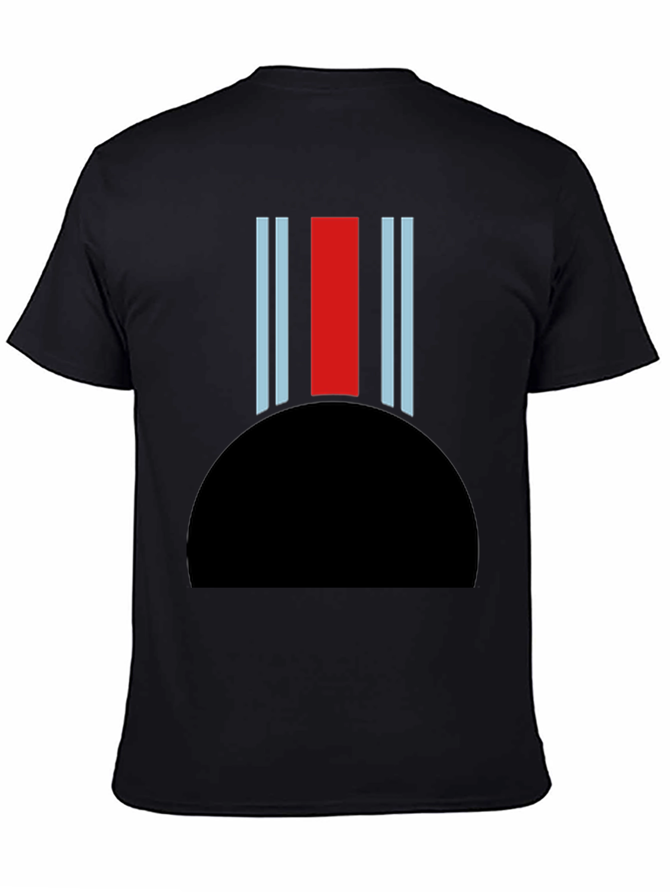 Retro Racing Stripe T-Shirt - Martini Style Design