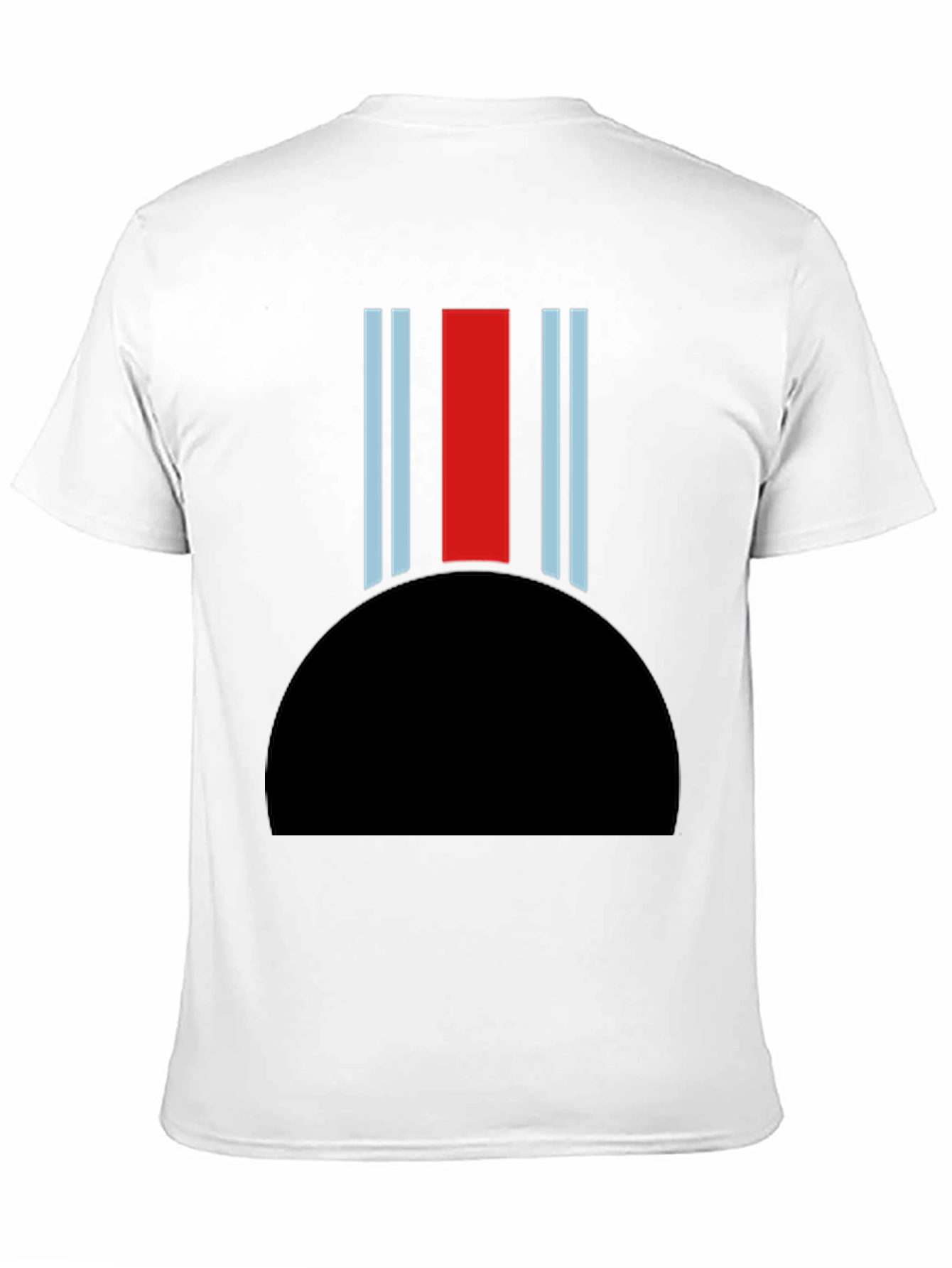 Retro Racing Stripe T-Shirt - Martini Style Design