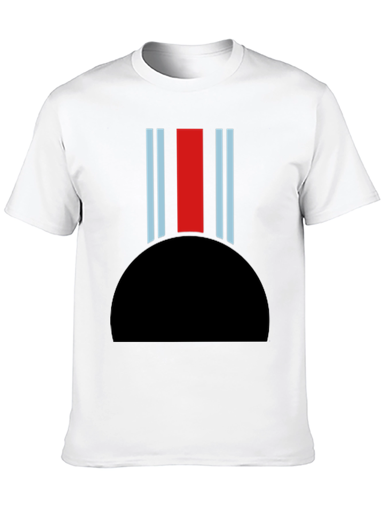 Retro Racing Stripe T-Shirt - Martini Style Design