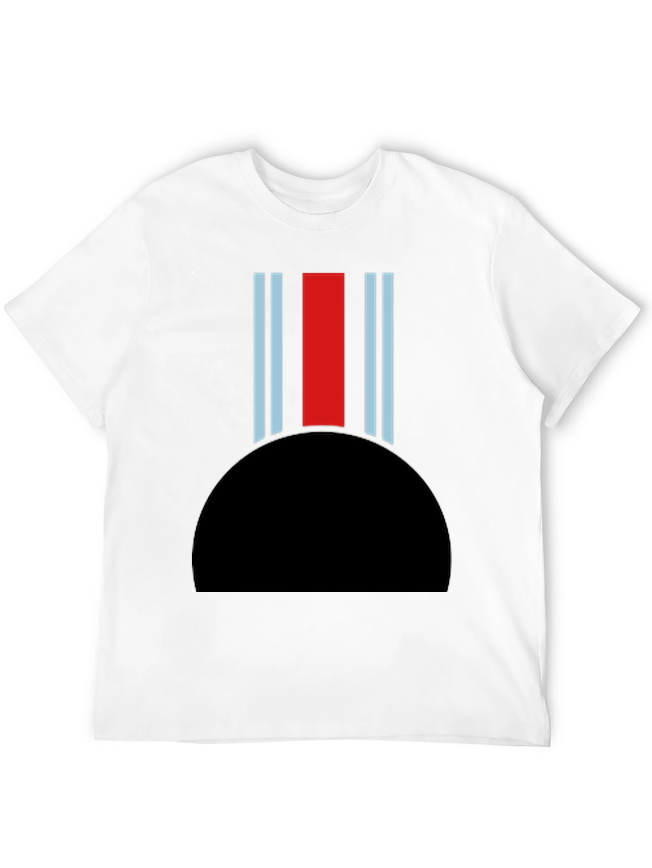 Retro Racing Stripe T-Shirt - Martini Style Design