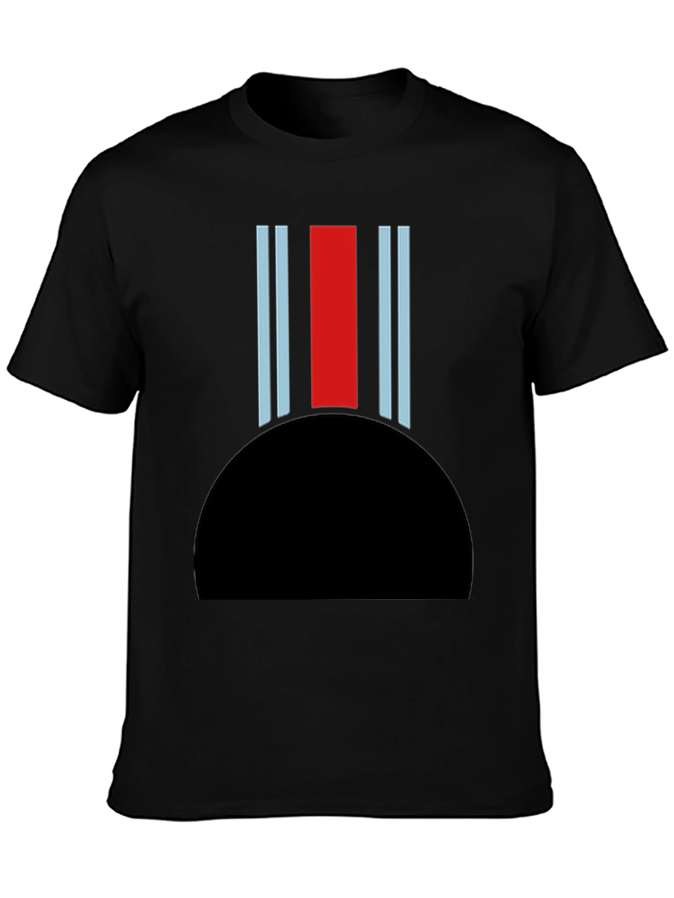 Retro Racing Stripe T-Shirt - Martini Style Design