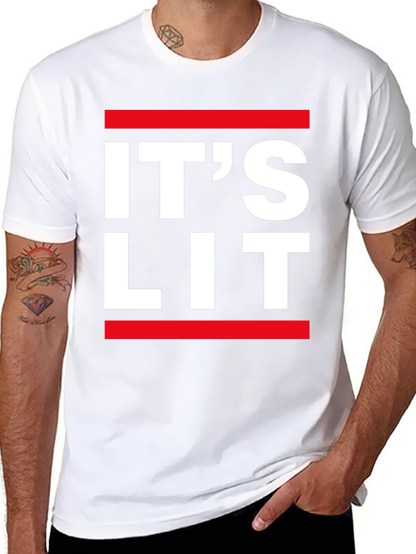 Its Lit T-Shirt - Trendy Graphic Tee
