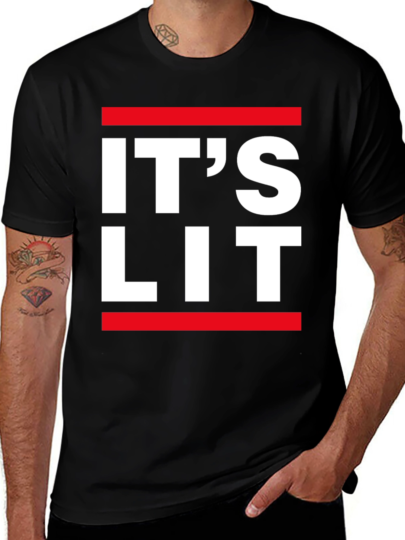 Its Lit T-Shirt - Trendy Graphic Tee