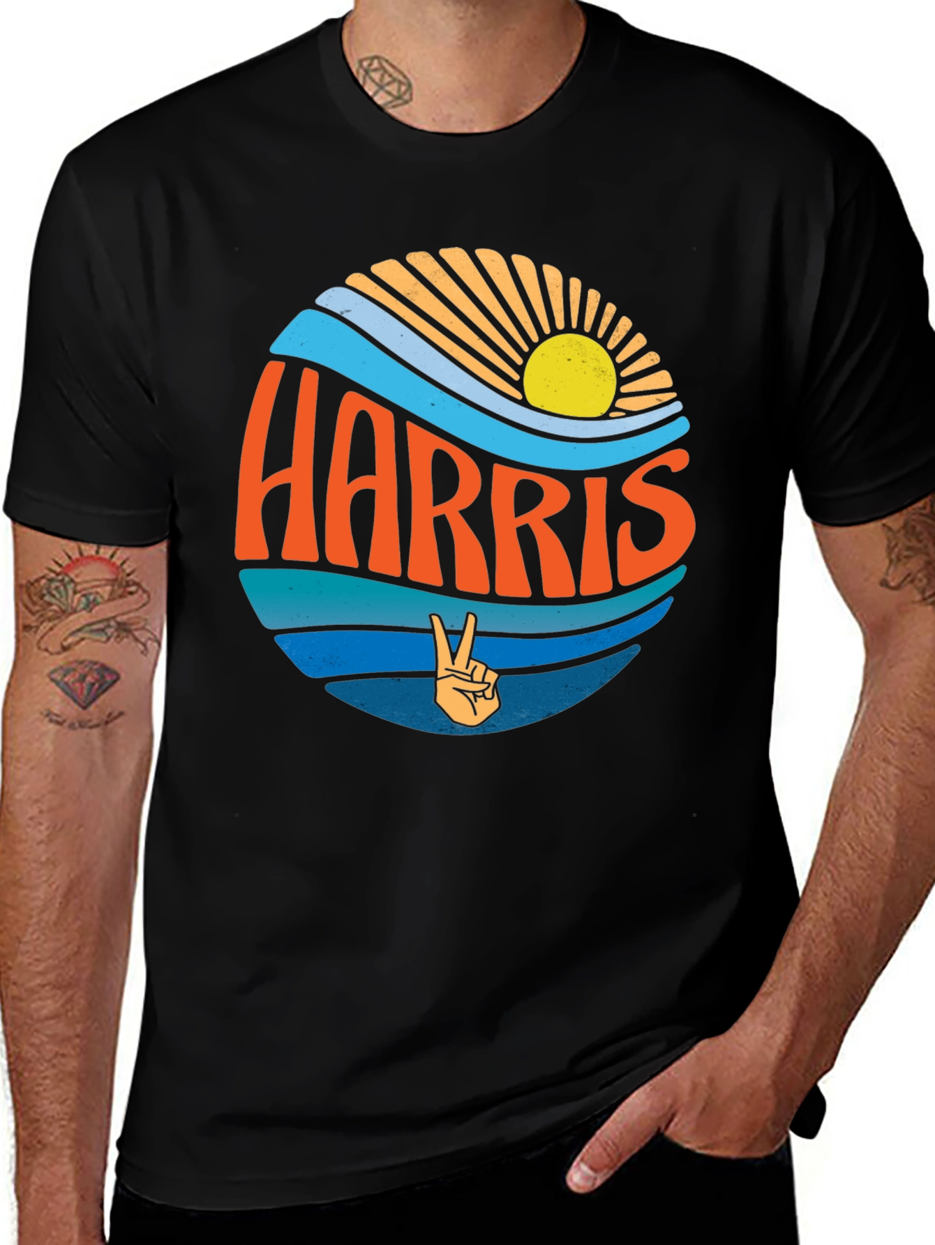 Harris Retro Style T-Shirt