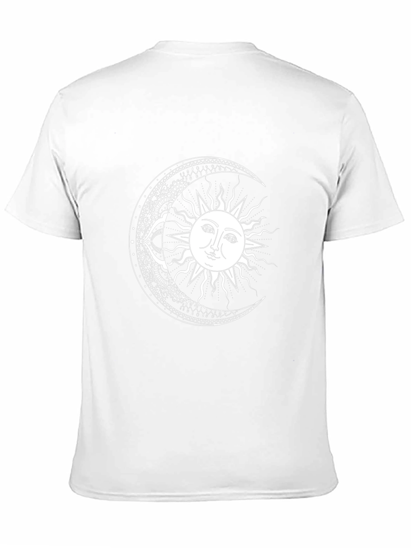 Celestial Sun and Moon Graphic Tee