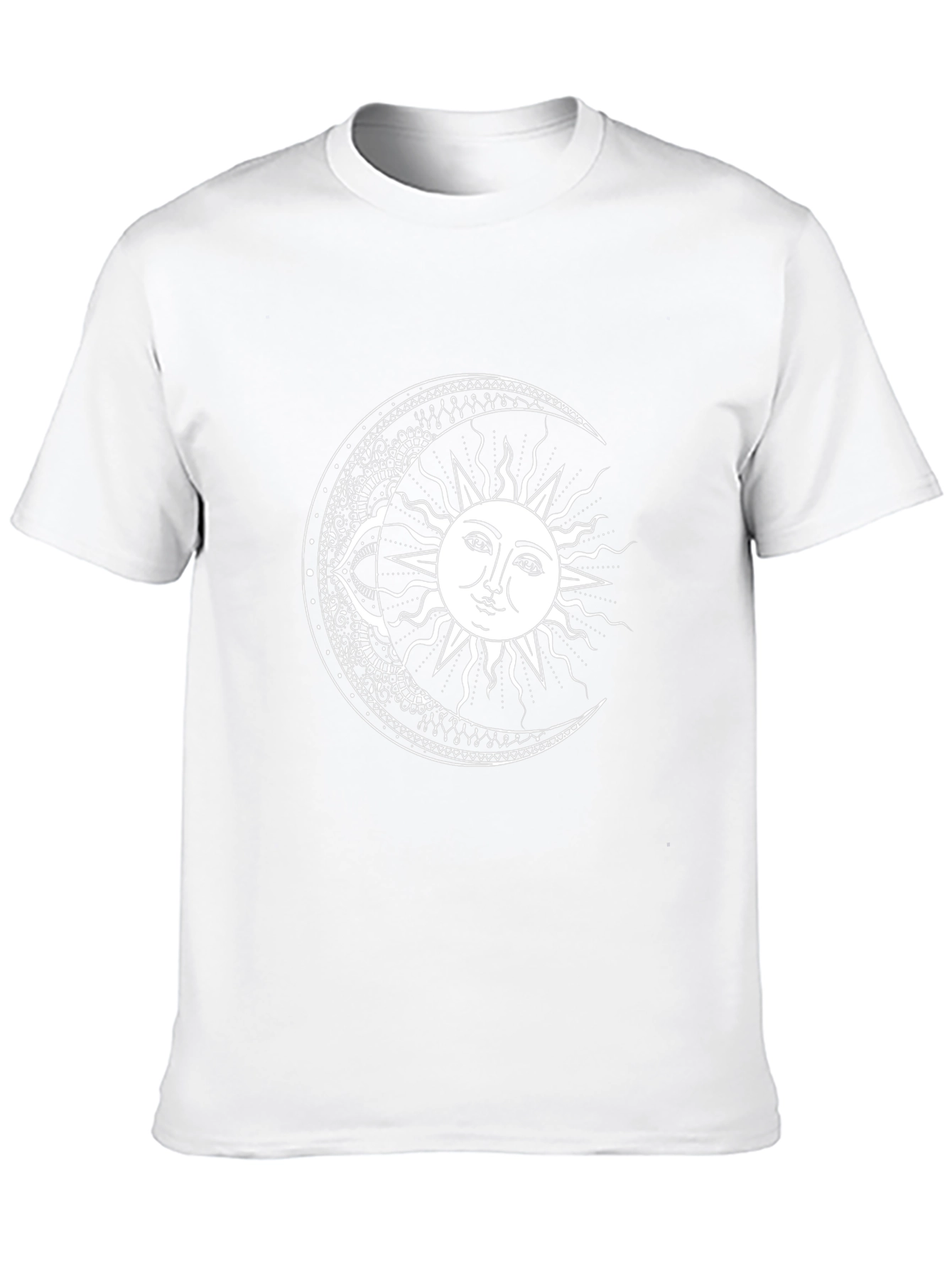 Celestial Sun and Moon Graphic Tee