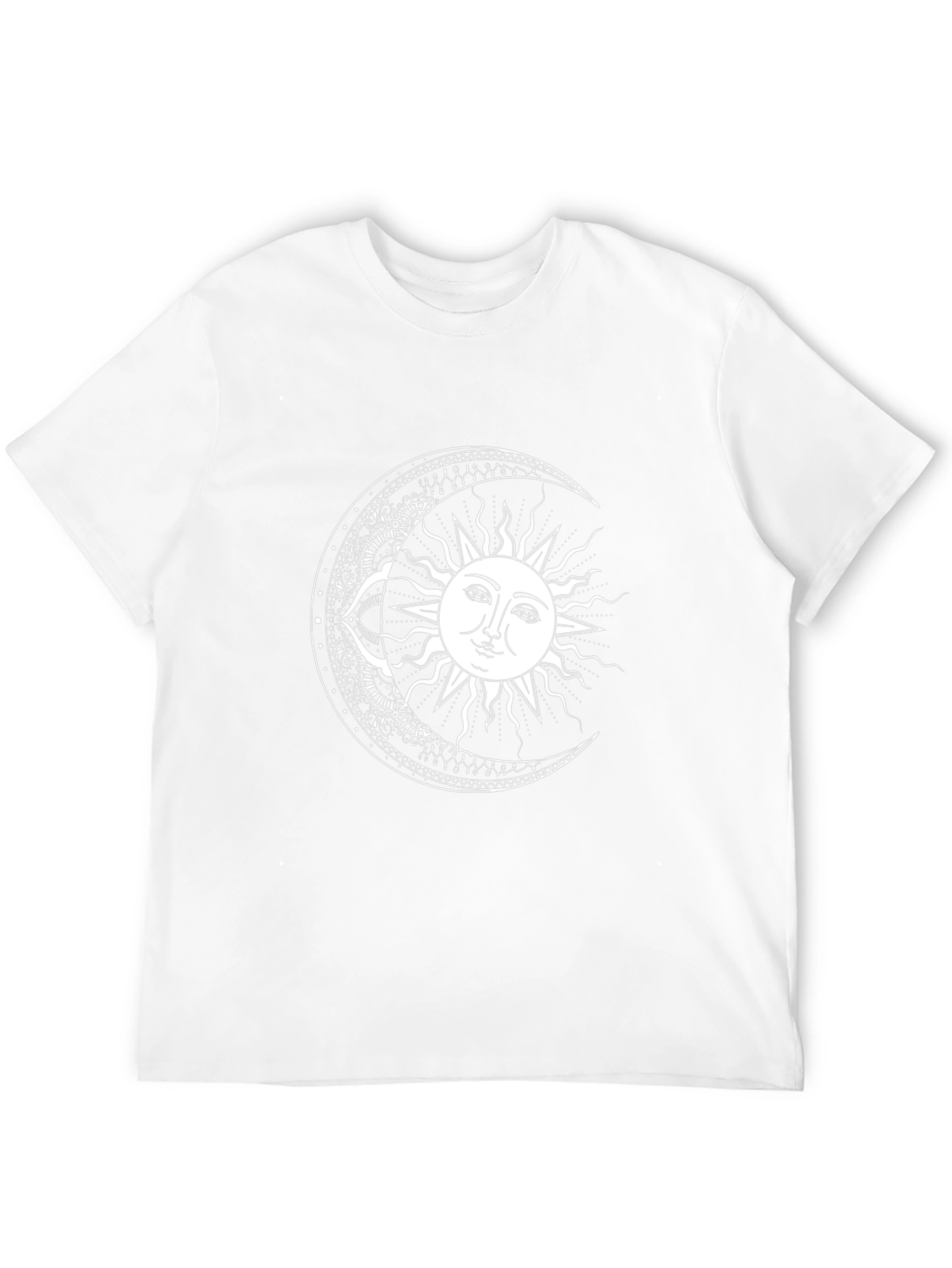 Celestial Sun and Moon Graphic Tee