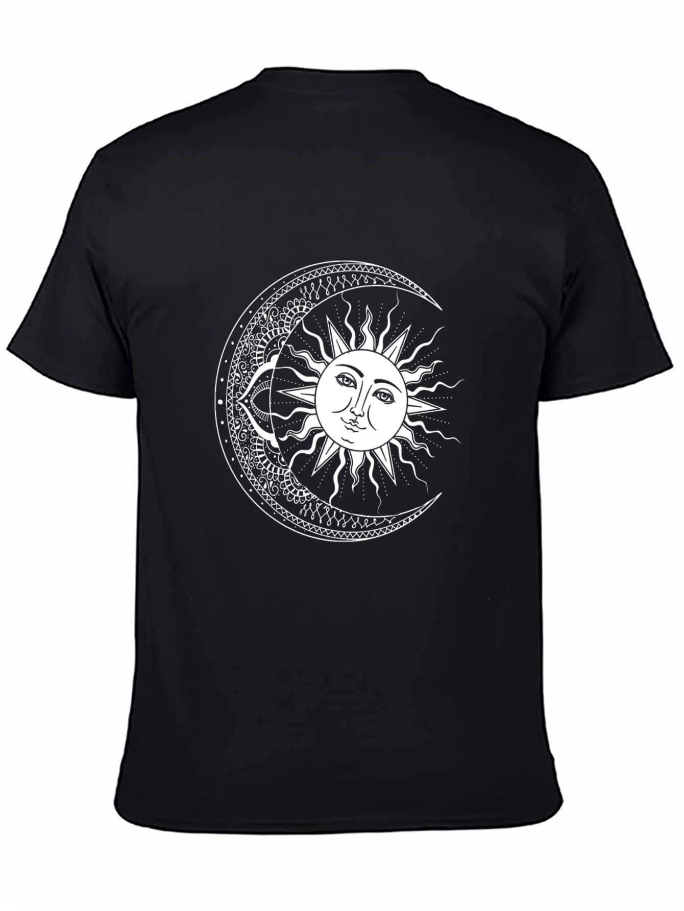 Celestial Sun and Moon Graphic Tee