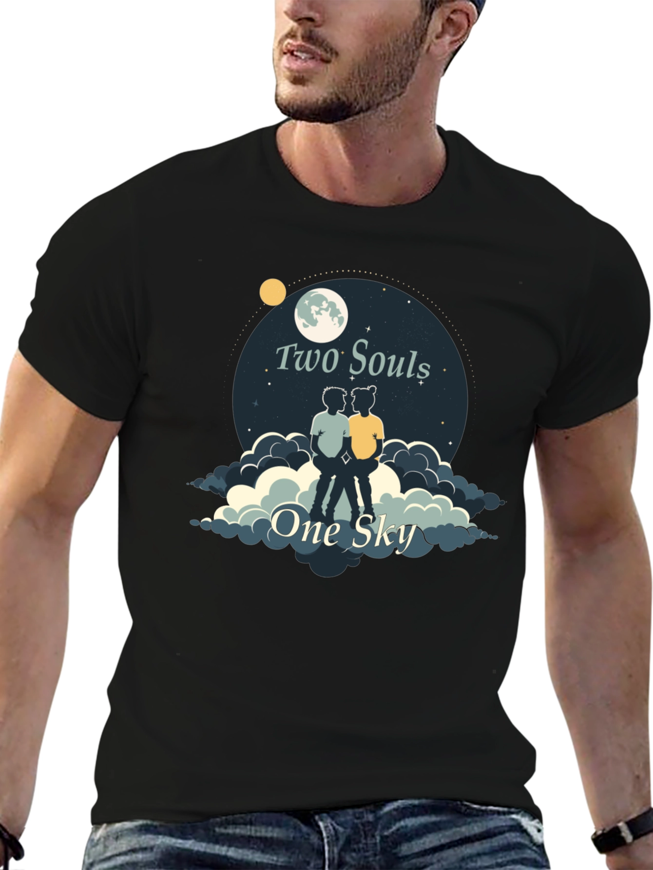 Two Souls One Sky Graphic T-Shirt