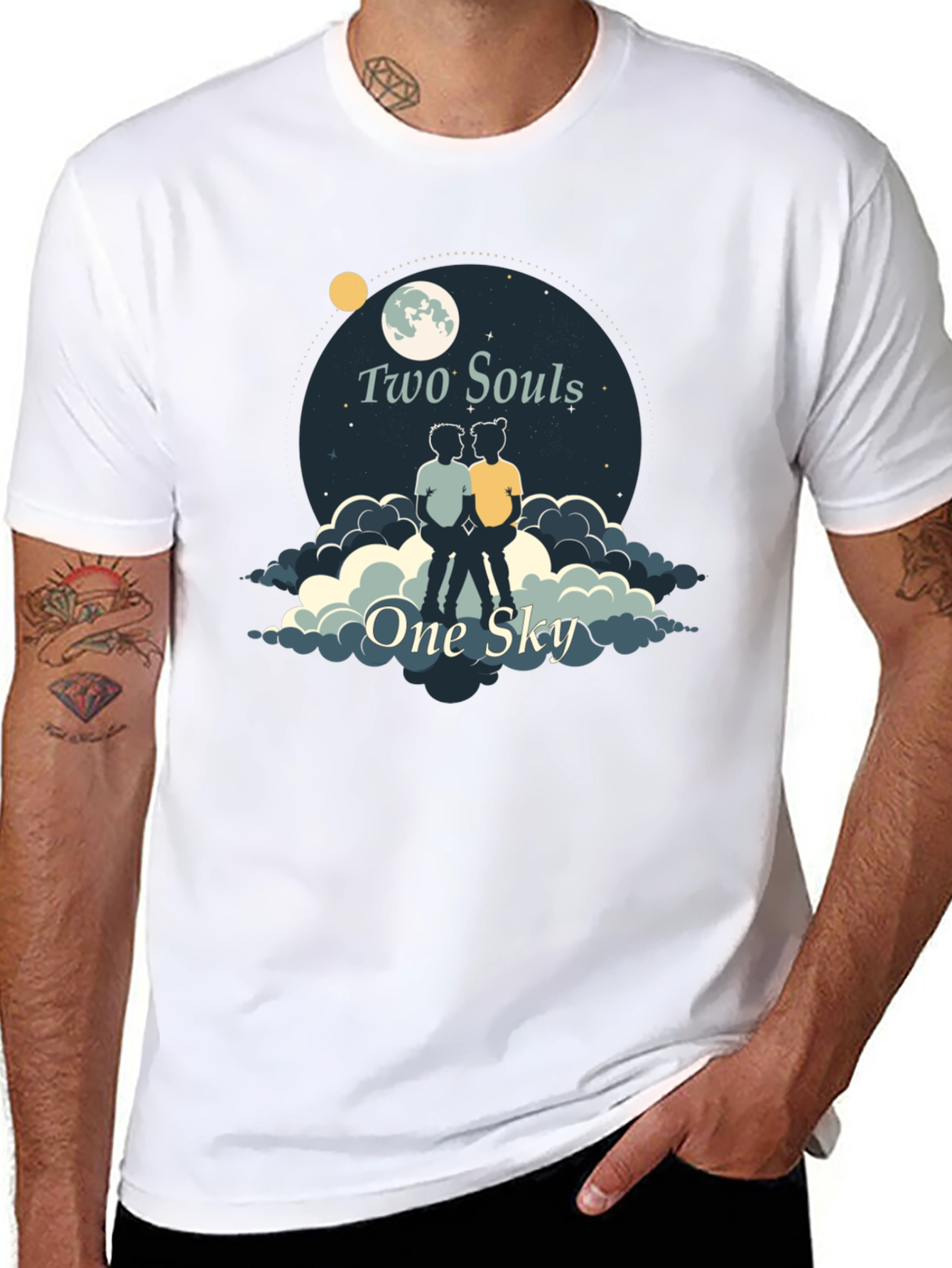 Two Souls One Sky Graphic T-Shirt