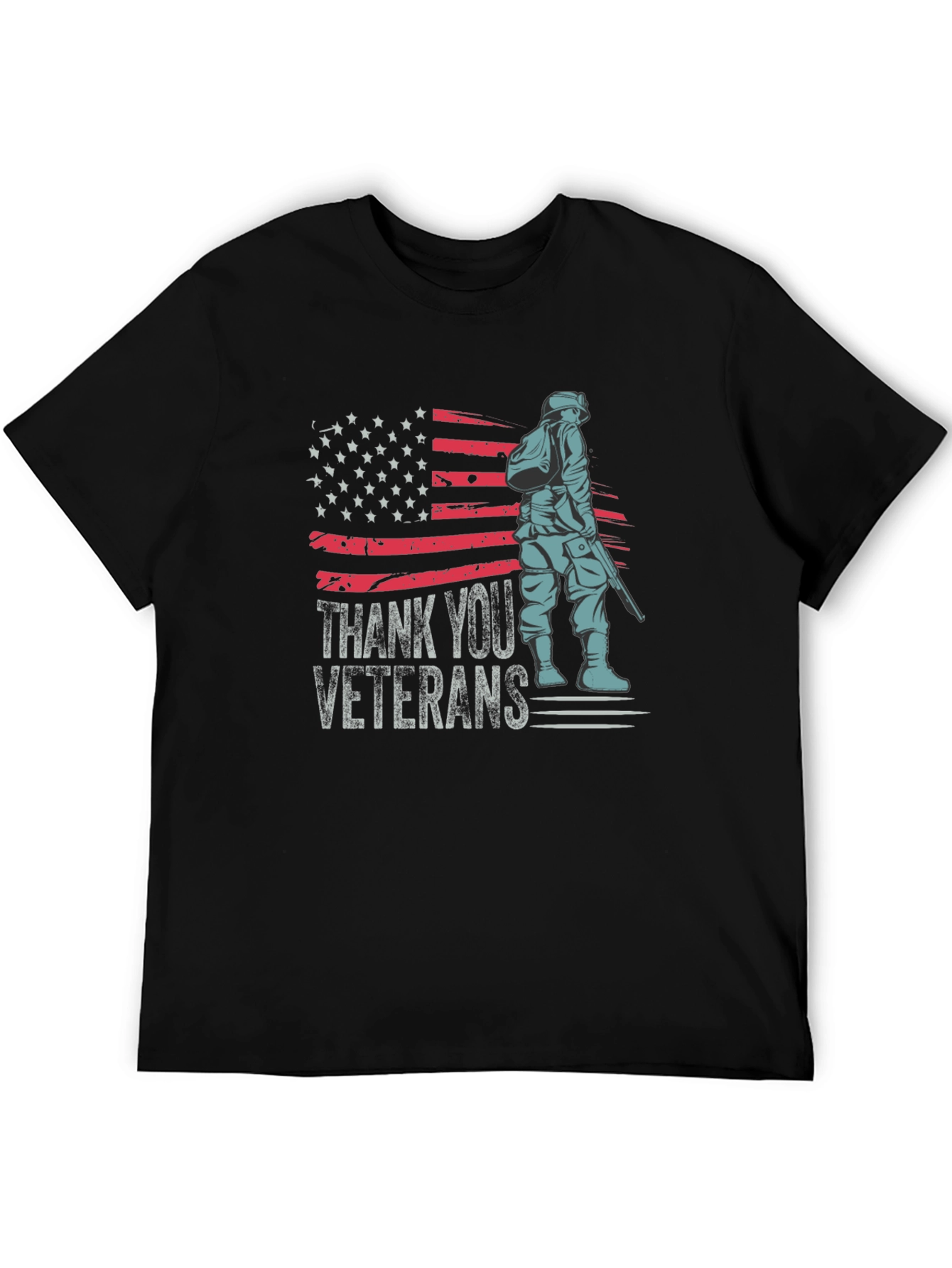 Thank You Veterans Graphic T-Shirt