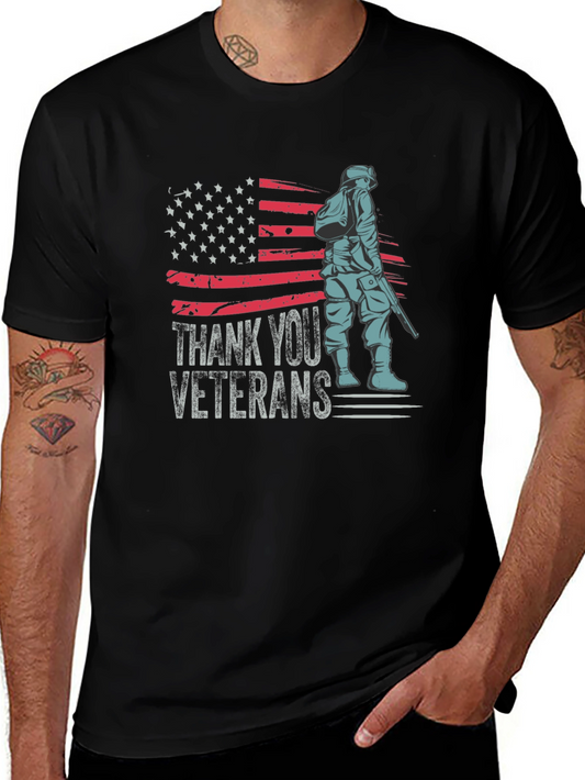 Thank You Veterans Graphic T-Shirt