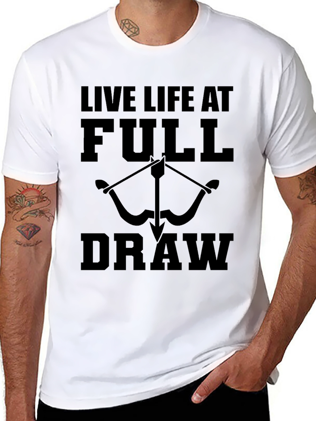 Live Life at Full Draw Graphic Tee