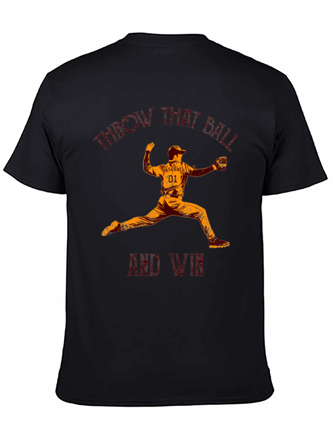 Throw That Ball Baseball Graphic Tee