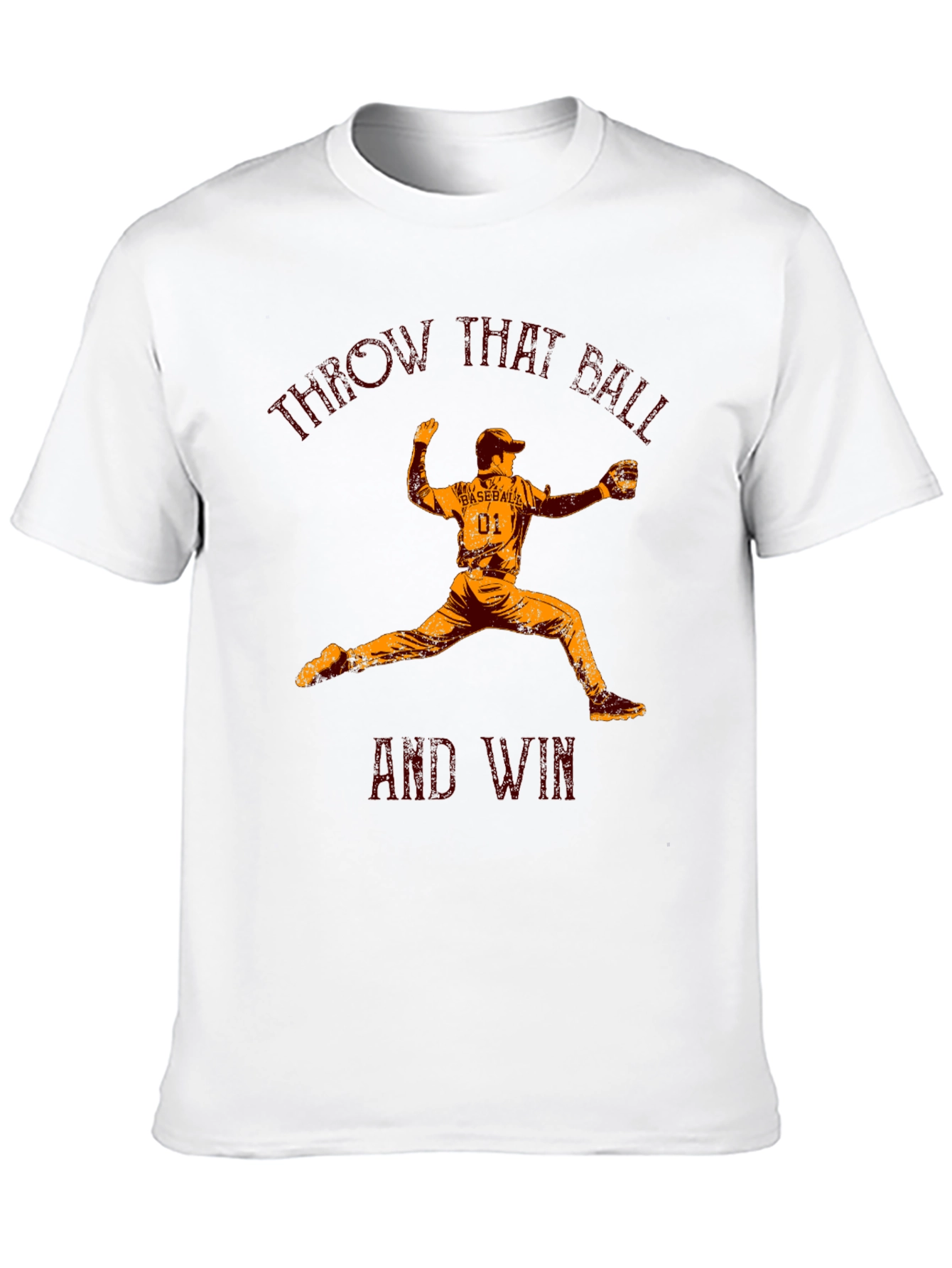 Throw That Ball Baseball Graphic Tee