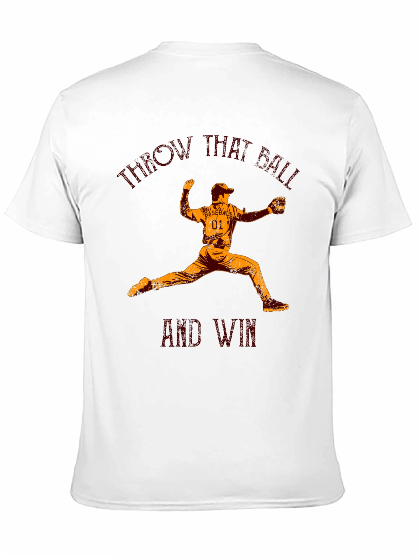 Throw That Ball Baseball Graphic Tee