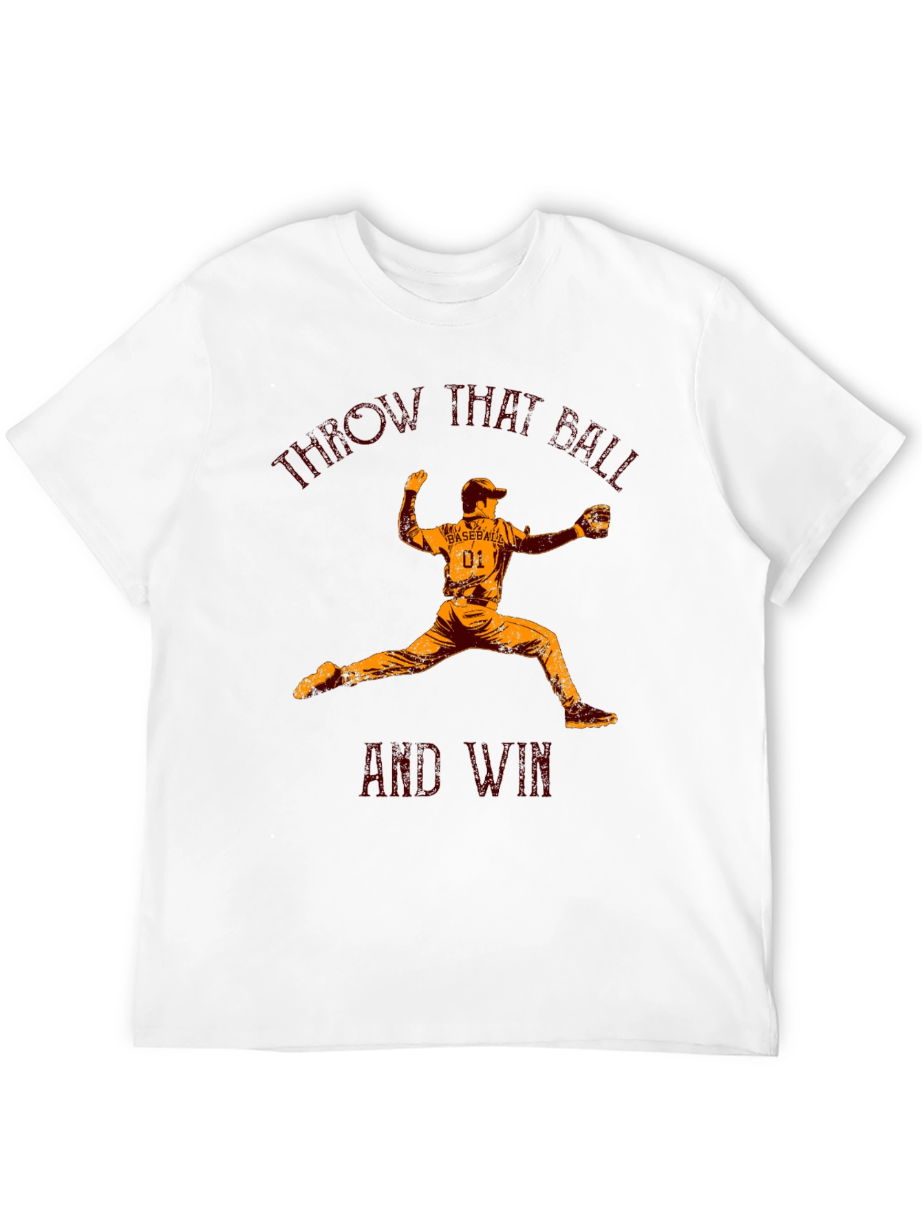 Throw That Ball Baseball Graphic Tee