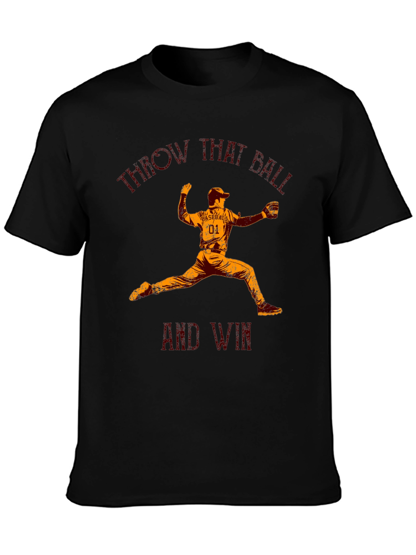 Throw That Ball Baseball Graphic Tee