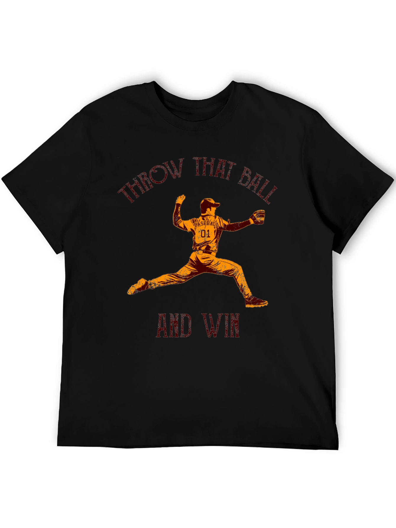 Throw That Ball Baseball Graphic Tee
