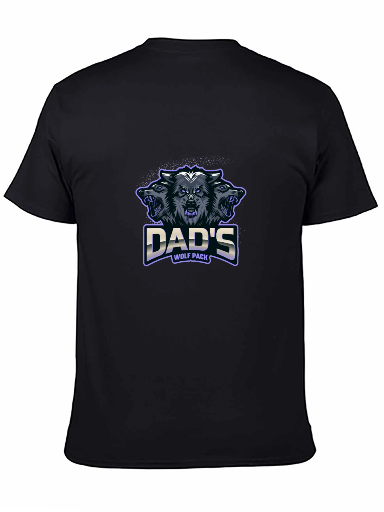 Dads Wolf Pack T-Shirt - Cool Graphic Tee