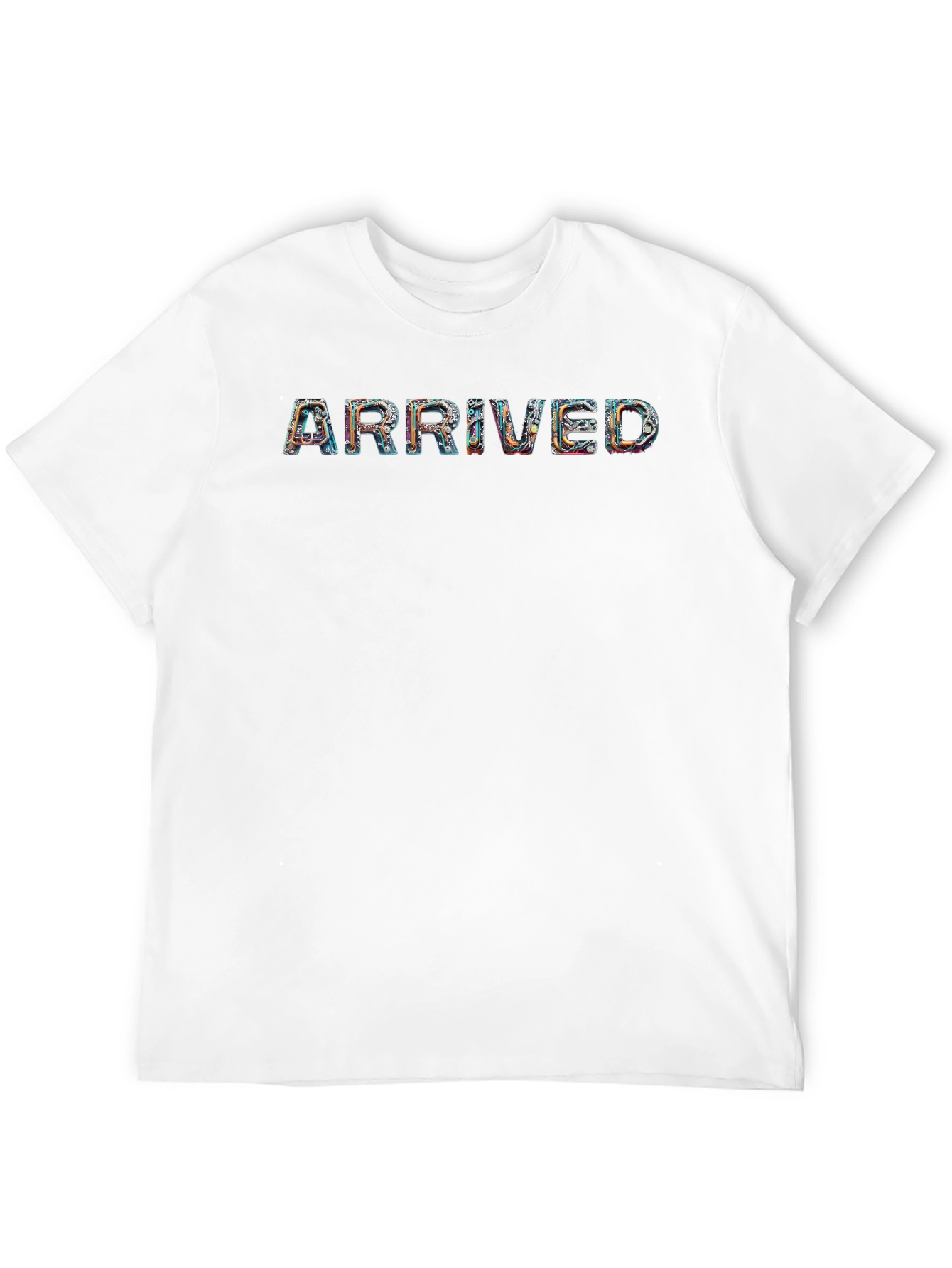 Arrived Graphic Tee - Stylish Mens Black T-Shirt