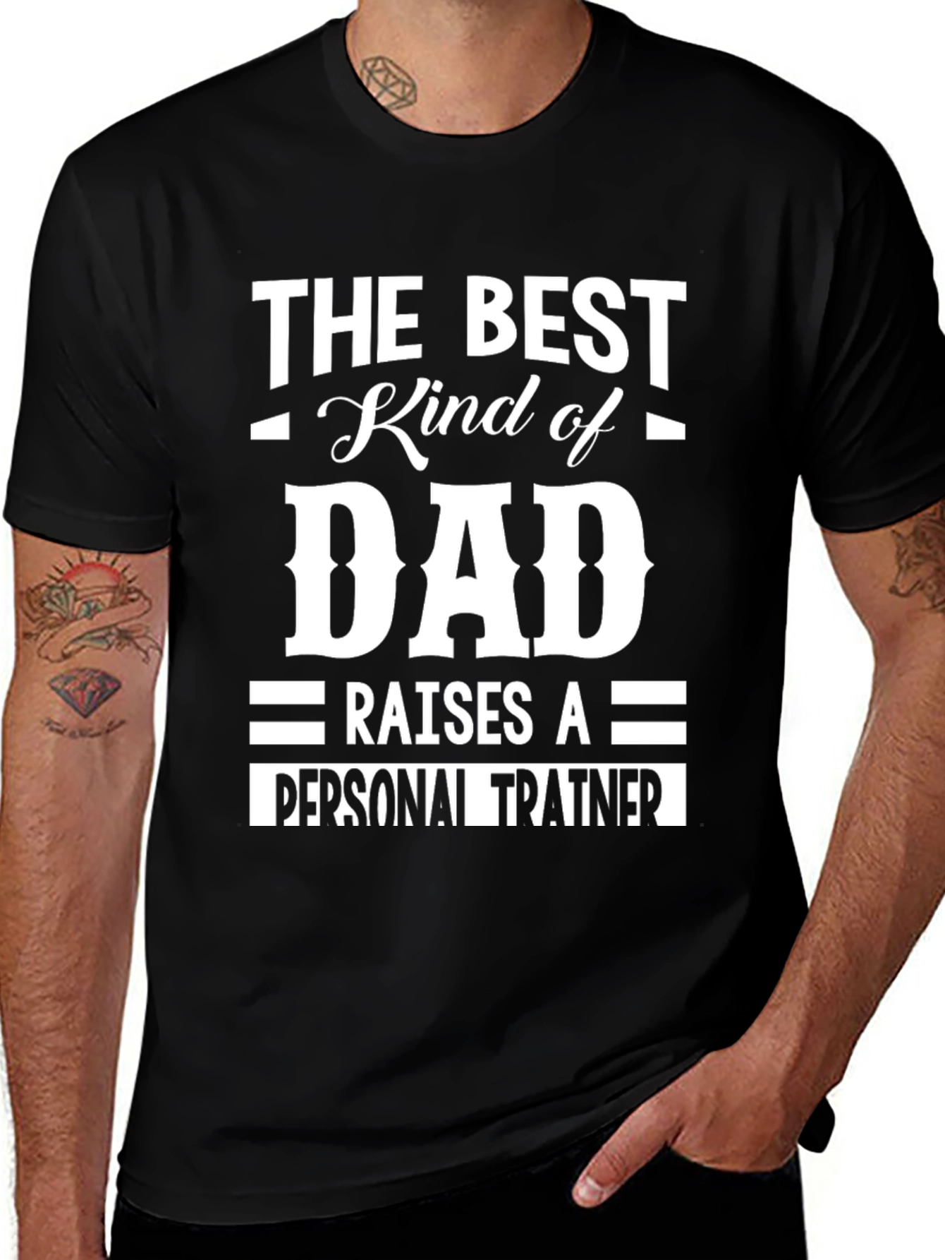 Best Kind of Dad Personal Trainer T-Shirt