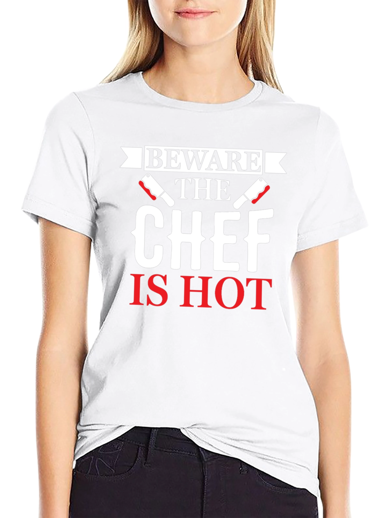 Beware the Chef Is Hot Graphic T-Shirt