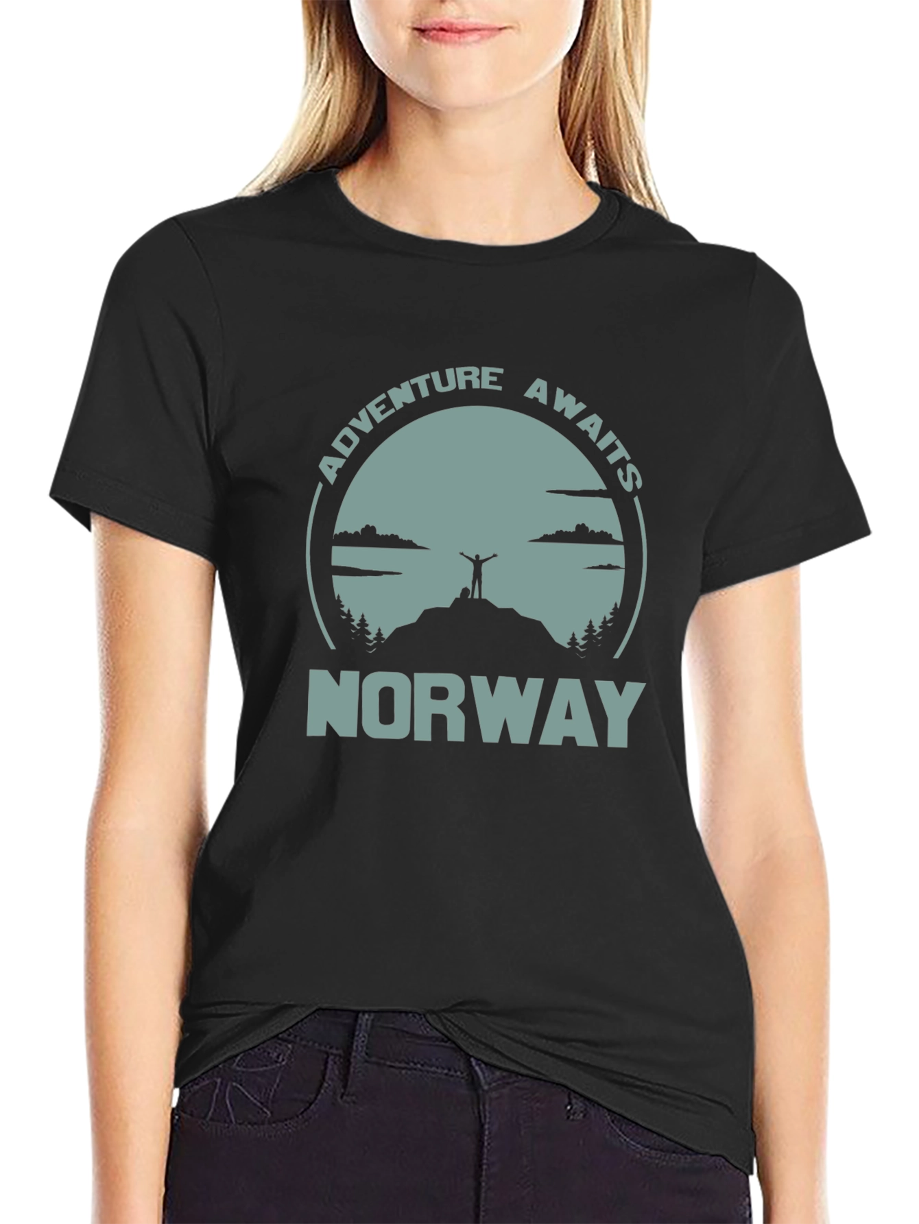 Norway Adventure Awaits Graphic T-Shirt