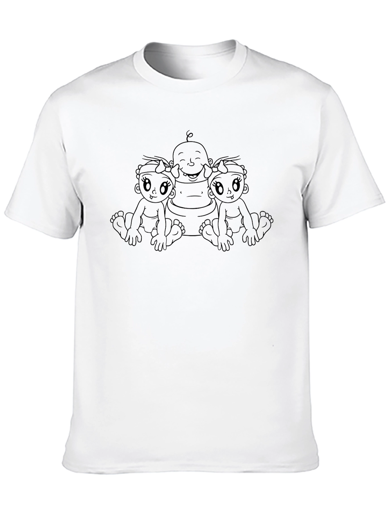 Funny Baby Graphic Black T-Shirt