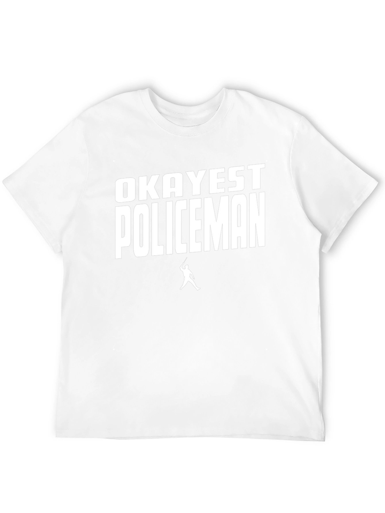 Okayest Policeman Black Graphic Tee